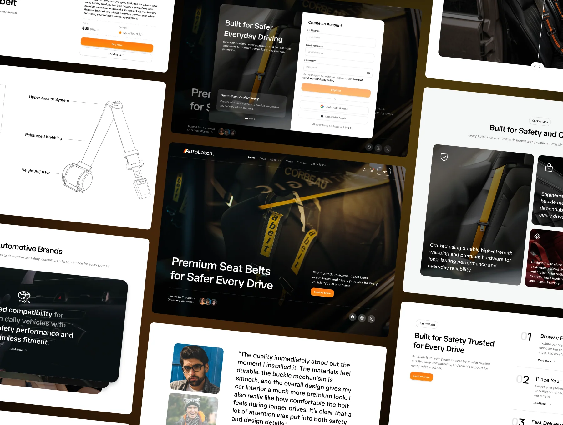 AutoLatch - Auotomotive Marketplace Website Template 9