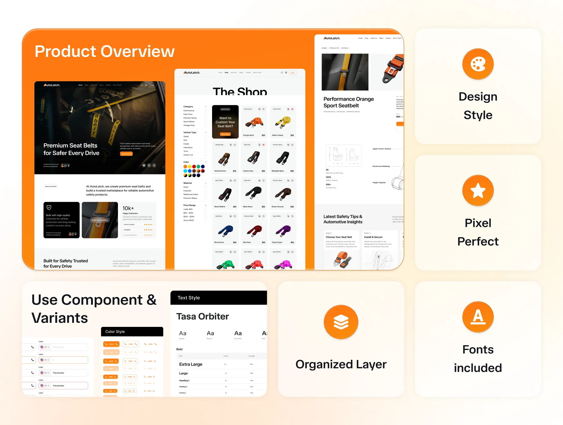 AutoLatch - Auotomotive Marketplace Website Template 3