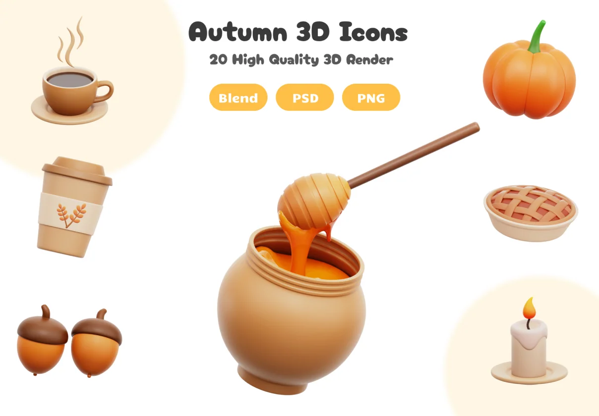 Autumn 3D Icon