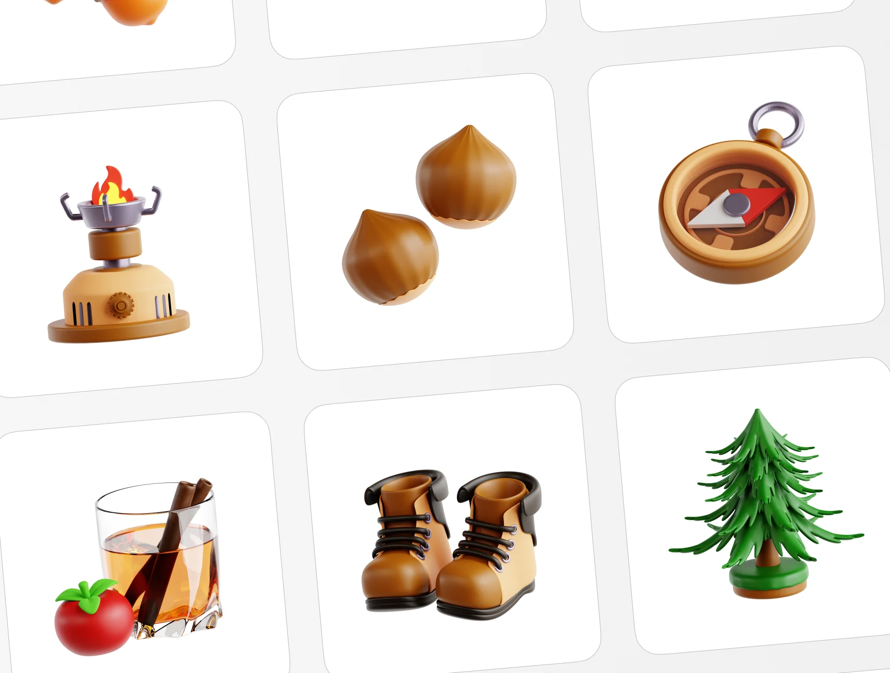 Autumn Adventure 3D Icon Set 5