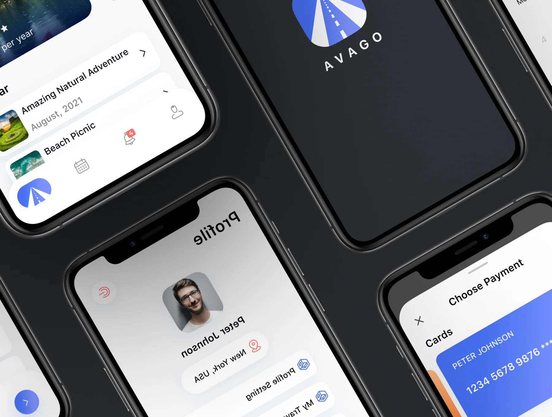 AVAGO - Travel App UI Kit 8