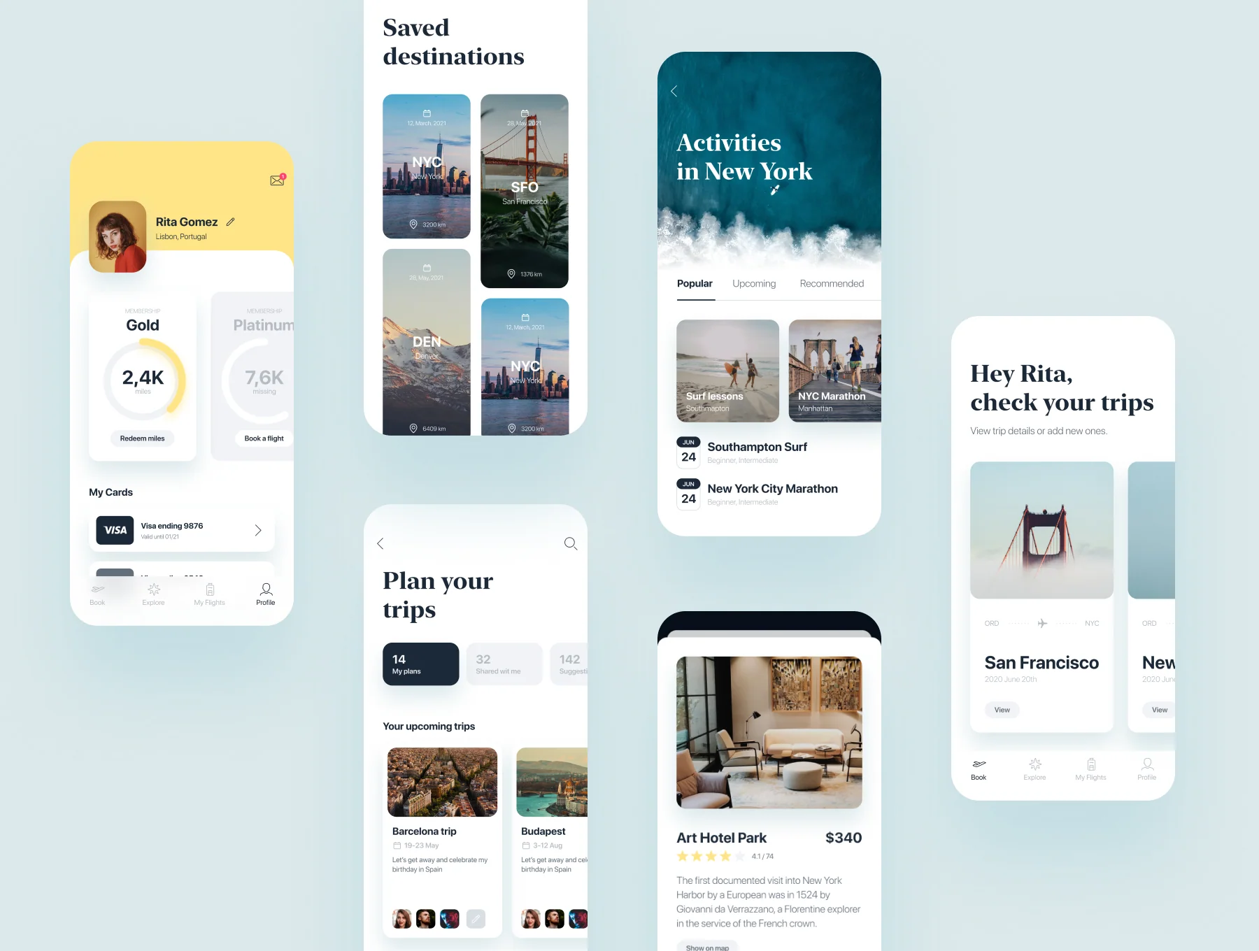 Aviao Travel UI Kit 3