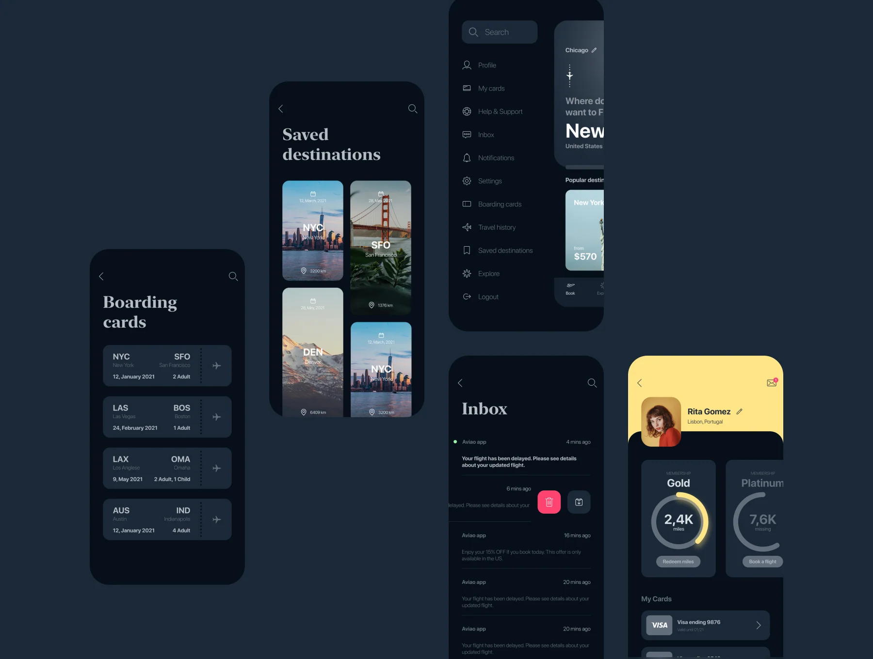 Aviao Travel UI Kit 8