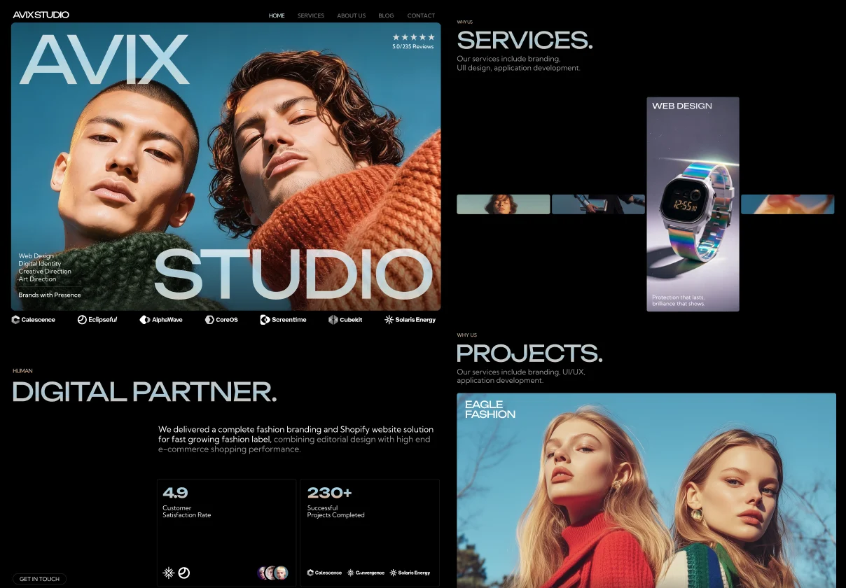 Avix Studio Webflow Template
