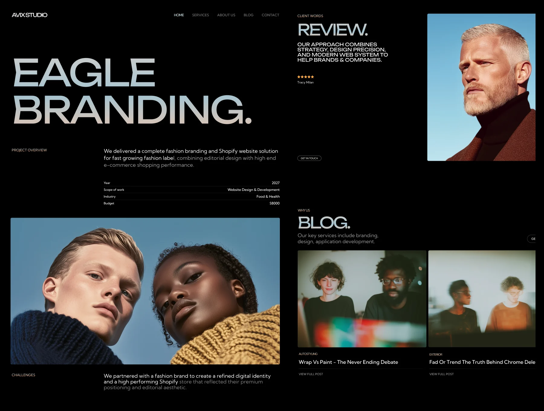 Avix Studio Webflow Template 4