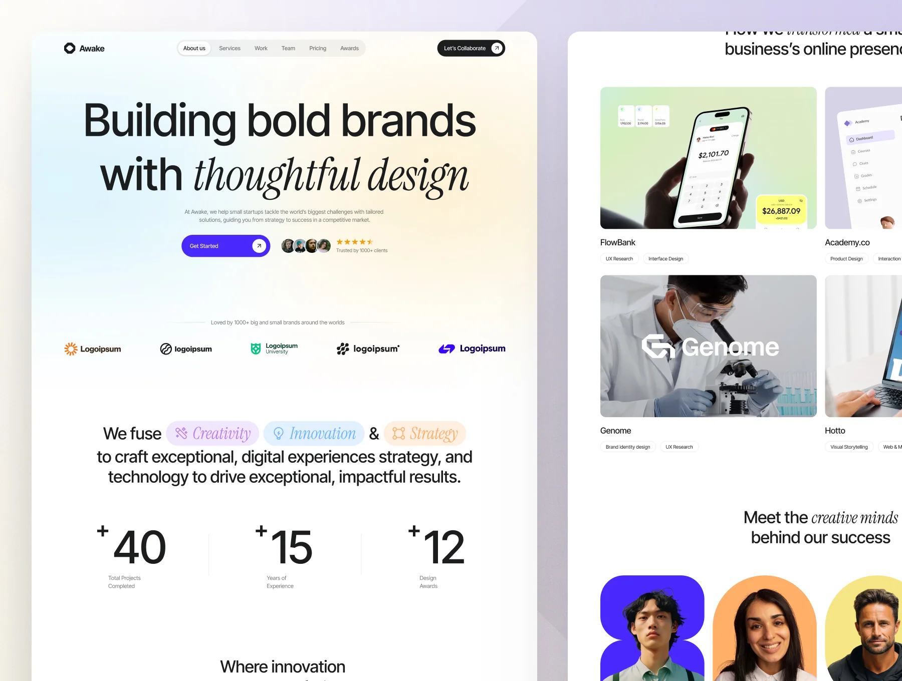 Awake Agency Framer Template