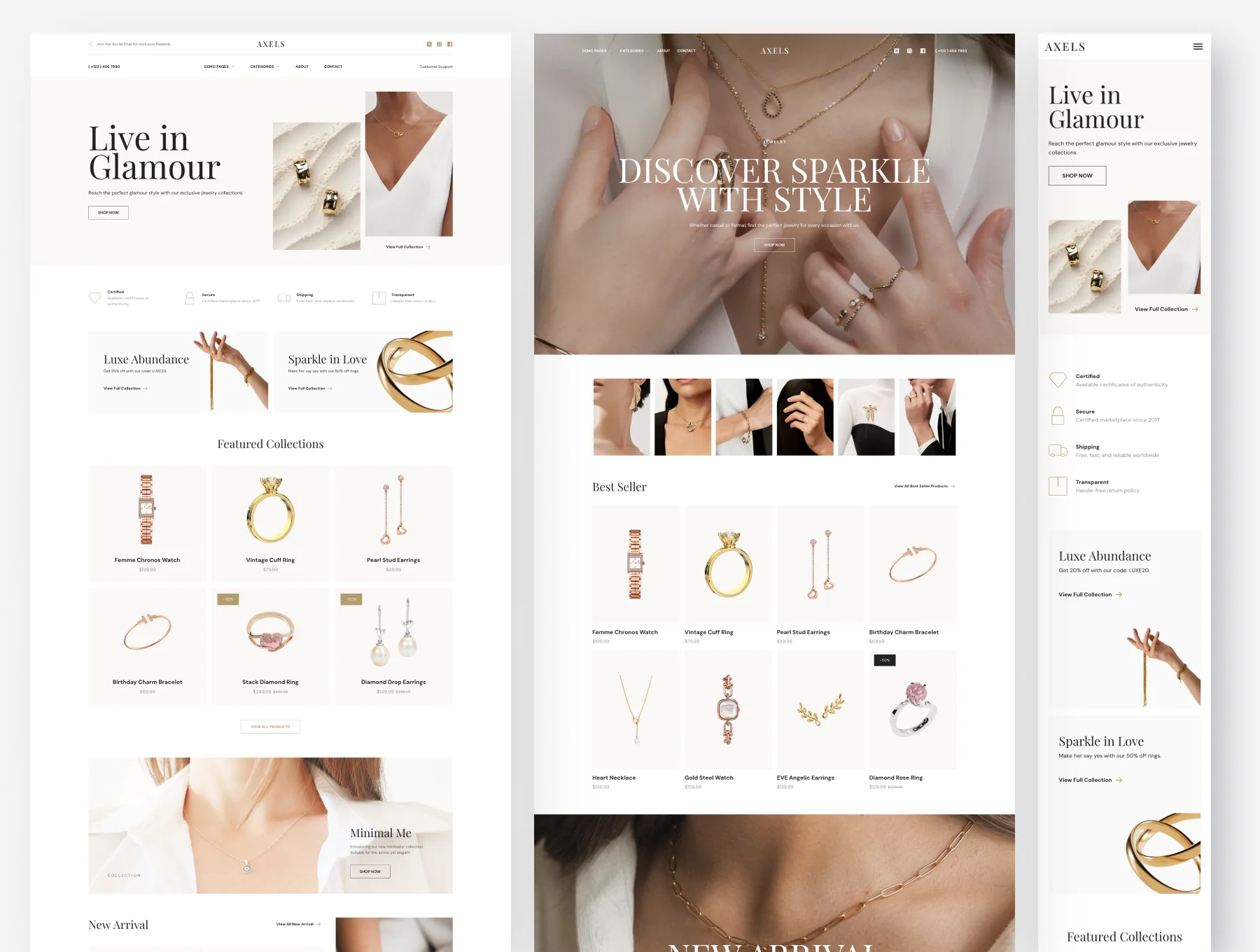 Axels – E-Commerce Framer Template