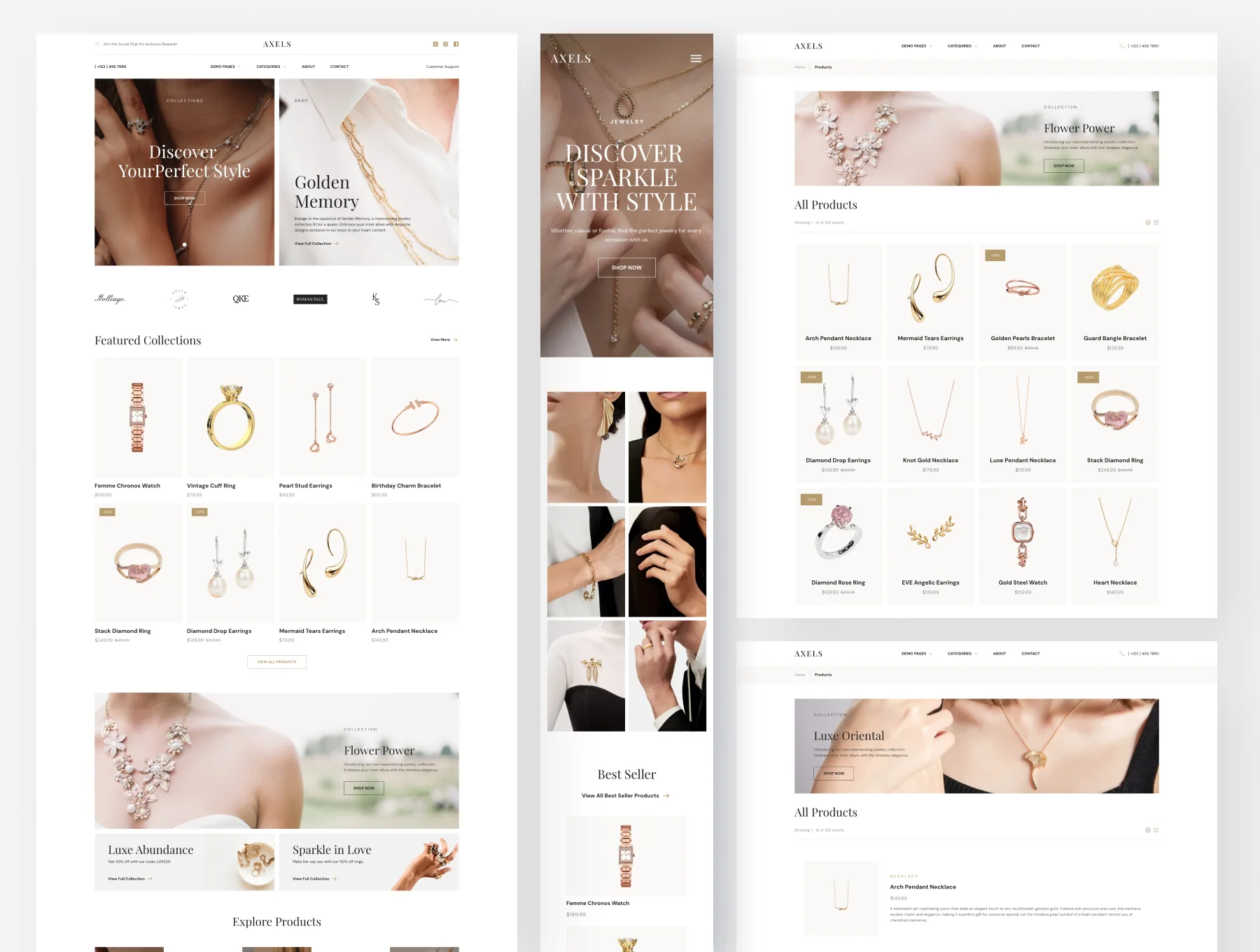 Axels – E-Commerce Framer Template 2