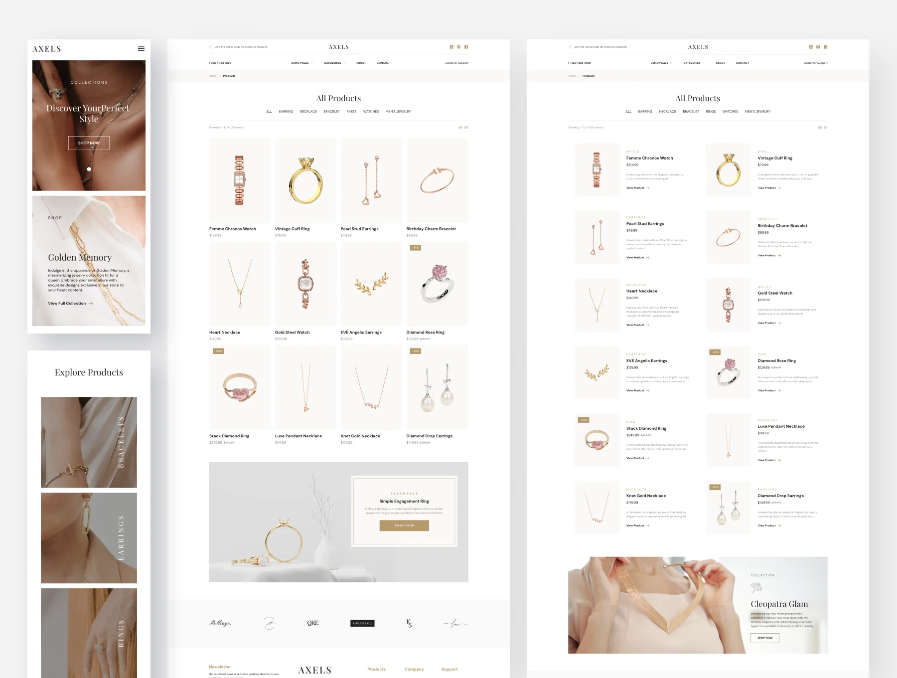 Axels – E-Commerce Framer Template 3