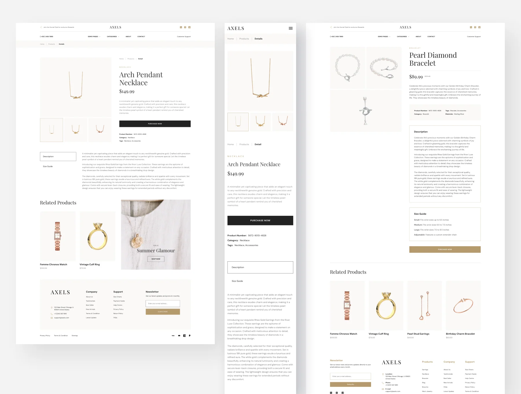 Axels – E-Commerce Framer Template 5