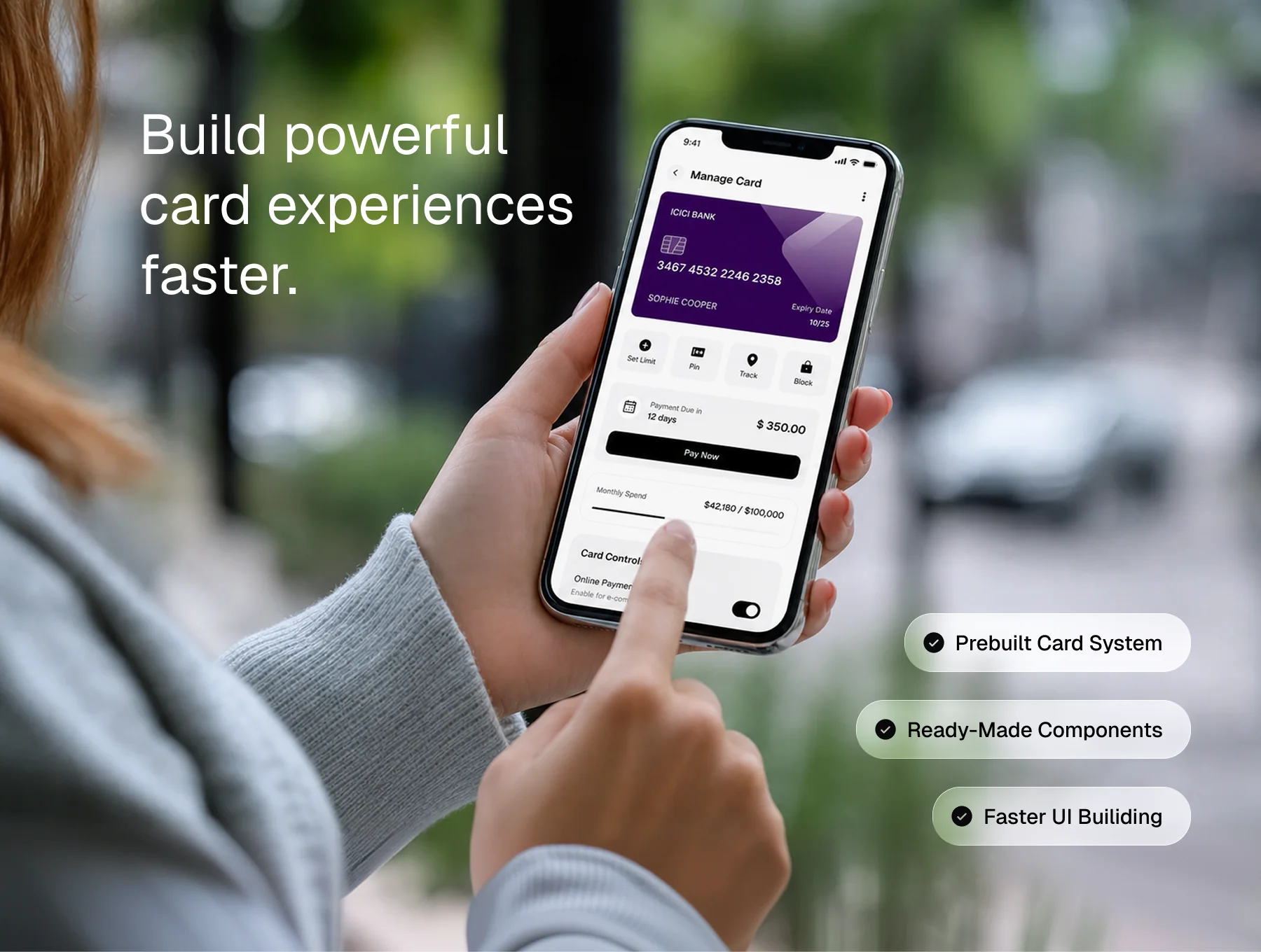 Axion - monochrome banking App UI Kit 4
