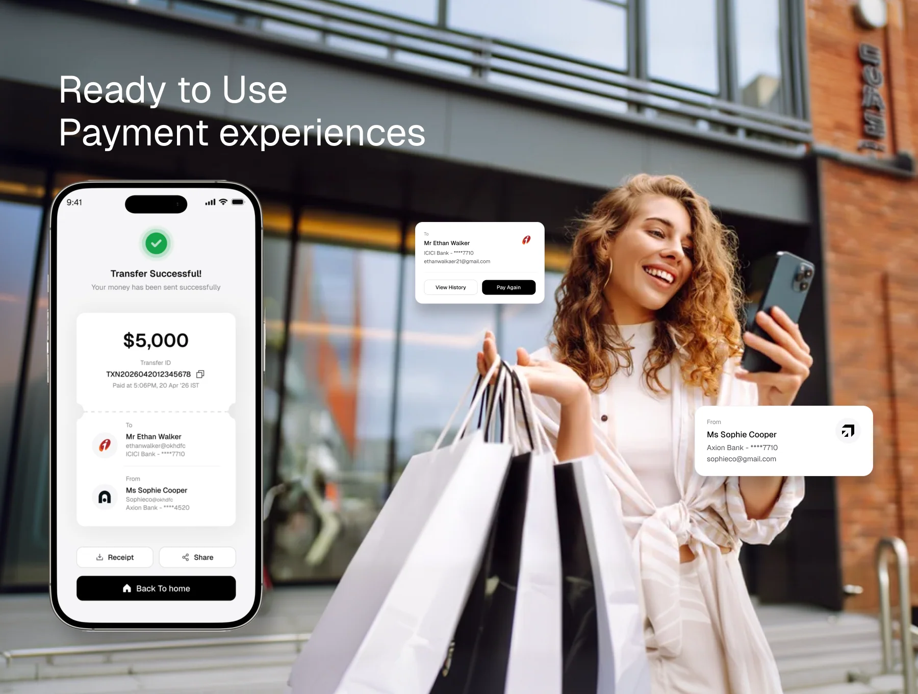 Axion - monochrome banking App UI Kit 8
