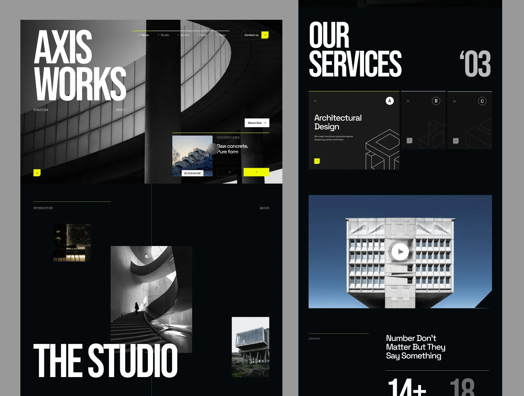 Axis Works - Architecture Webflow Template 2