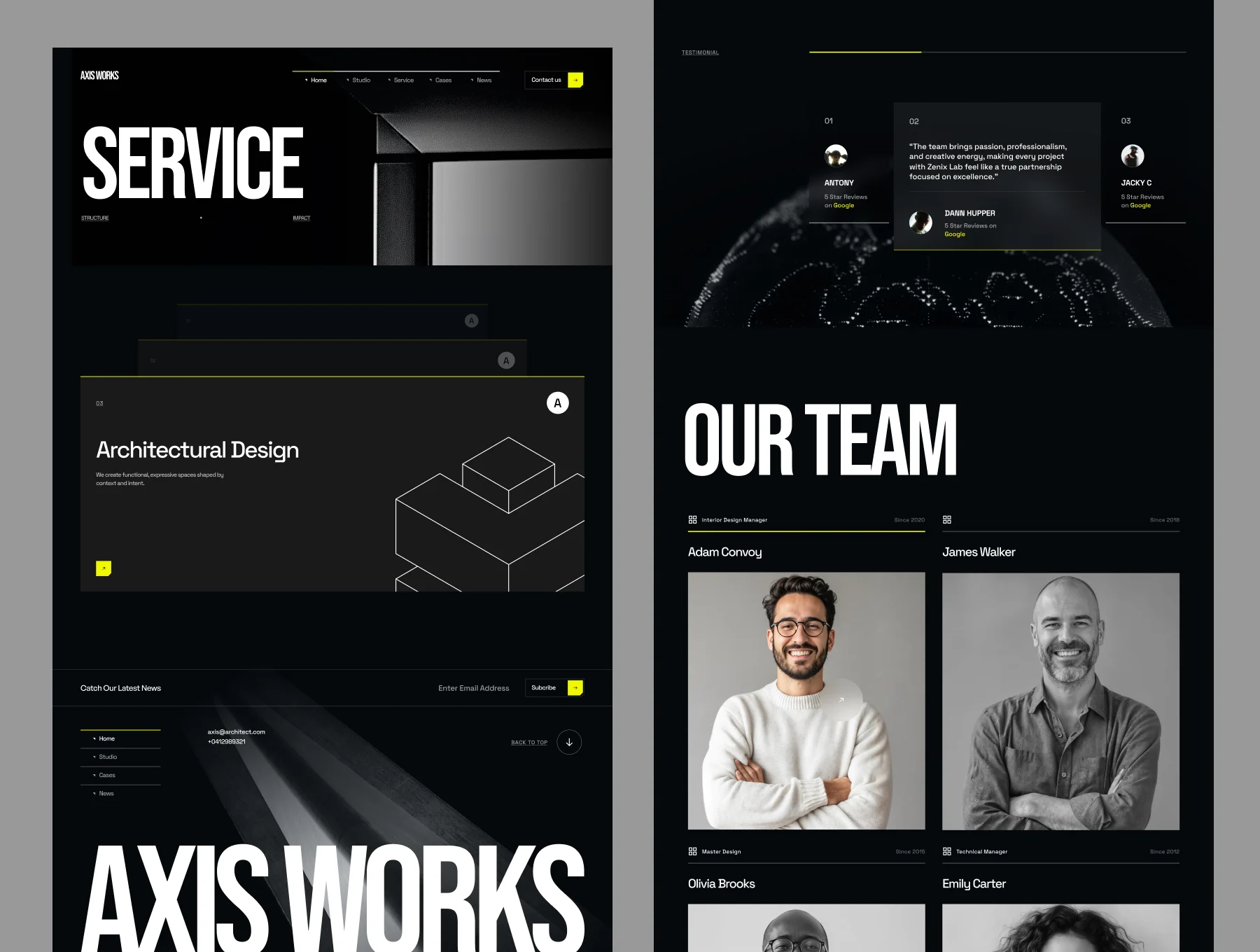 Axis Works - Architecture Webflow Template 3