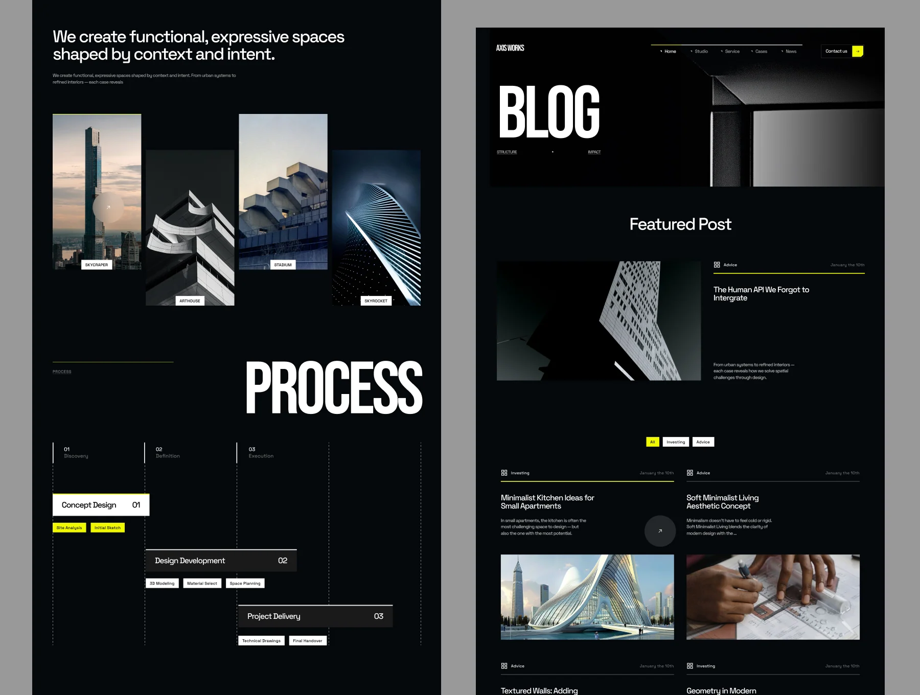 Axis Works - Architecture Webflow Template 4