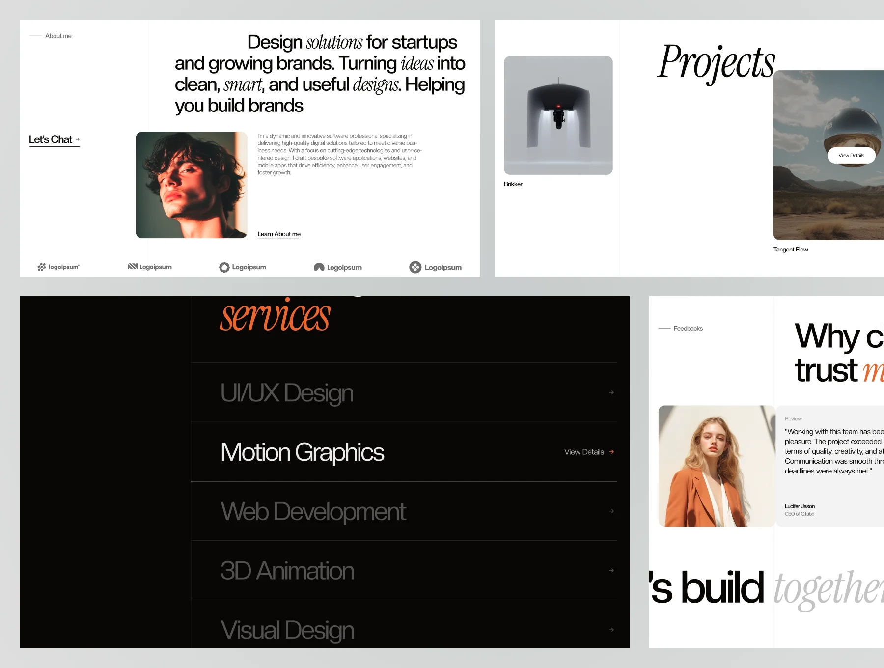 Aáxon – Personal Portfolio & Agency Website 4