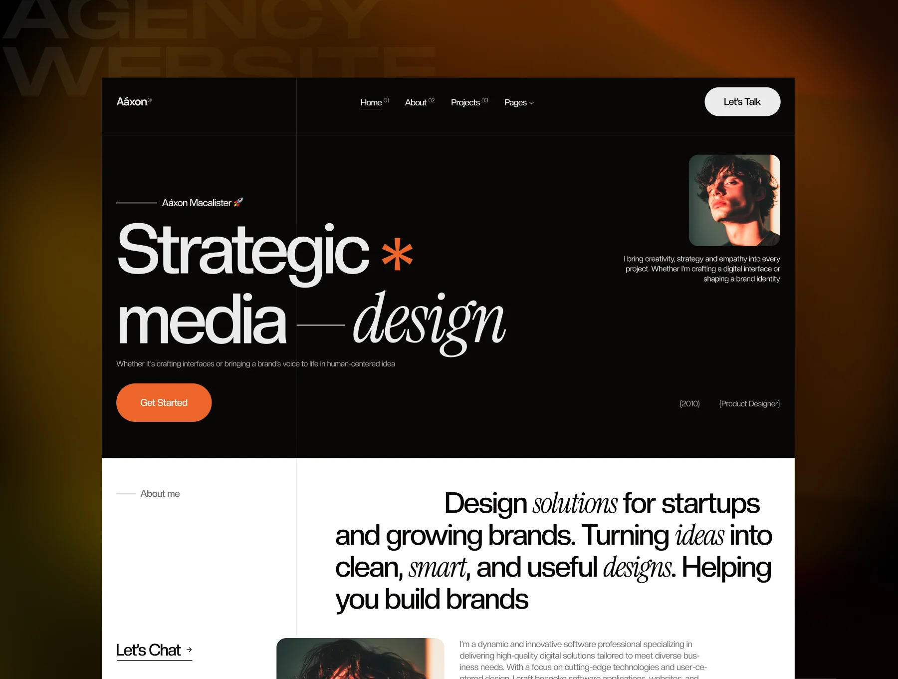 Aáxon – Personal Portfolio & Agency Website 6
