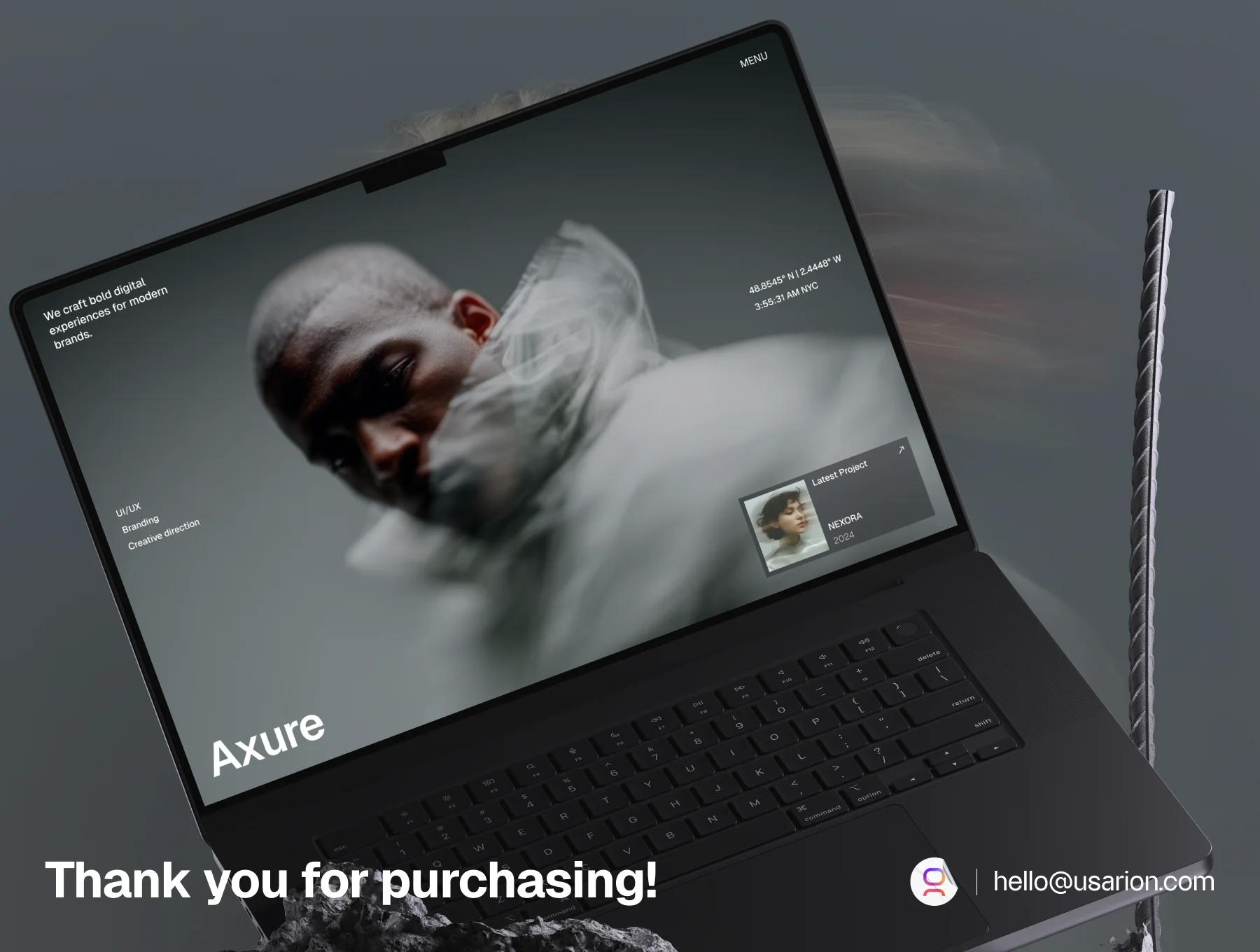 Axure - Creative agency website template 6