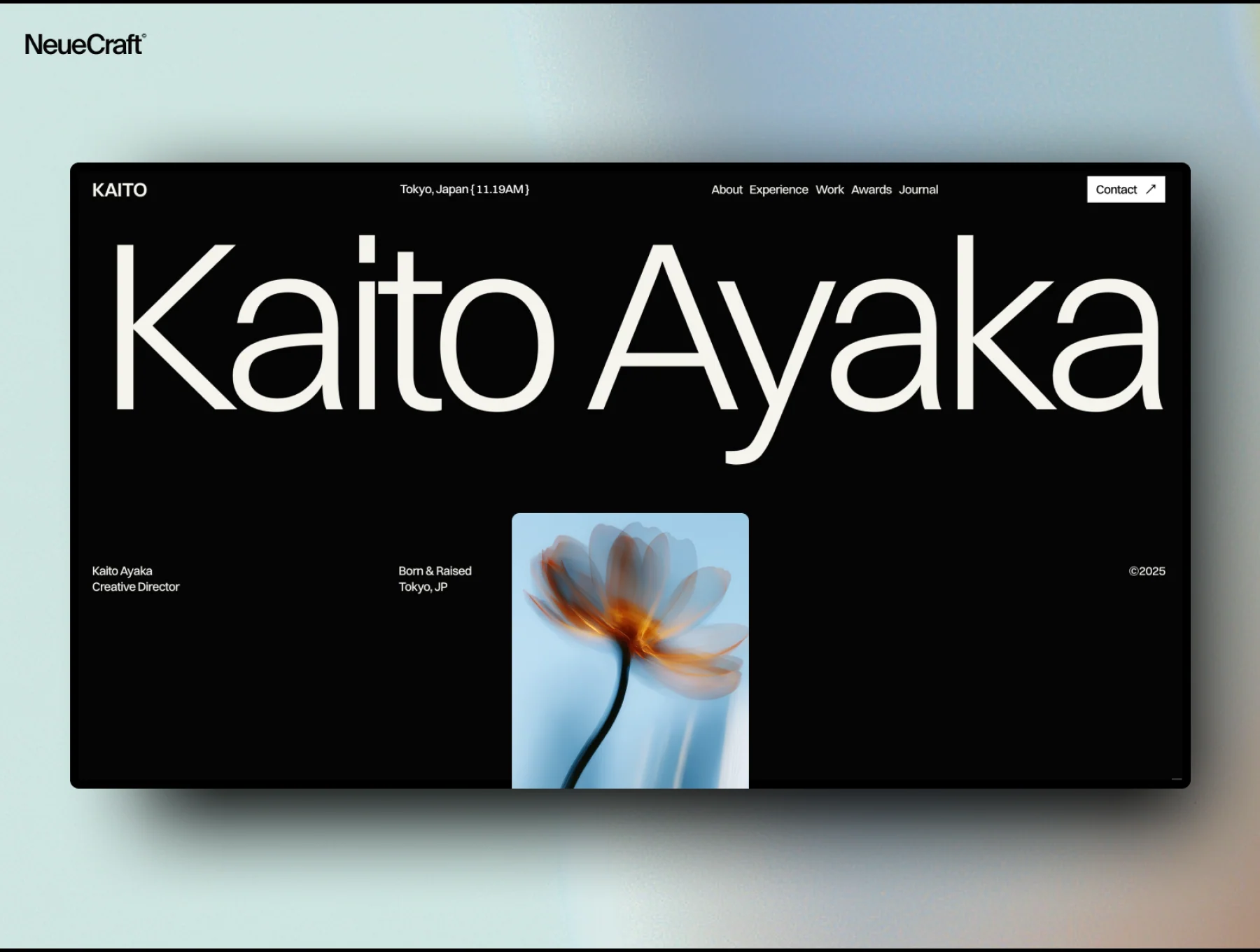 Ayaka — Framer Resume Template