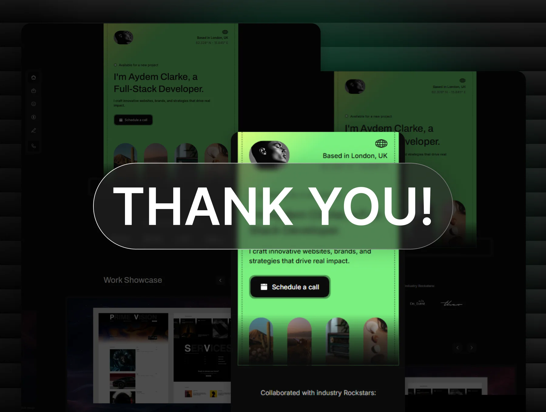 Aydem - Personal Website Tailwind CSS 4 & Figma Template 4