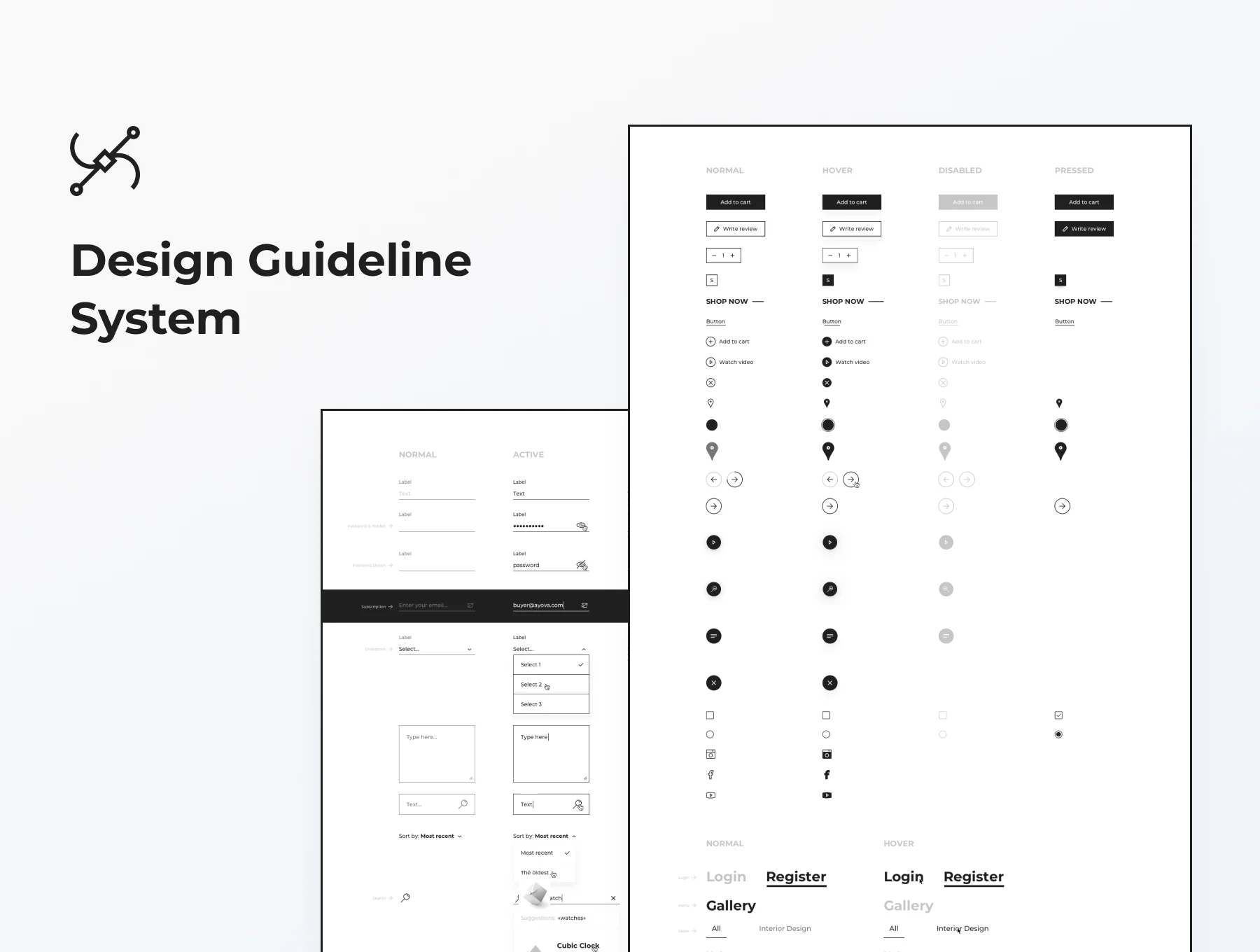 AYOVA – eCommerce UX/UI Kit Sketch Template 2