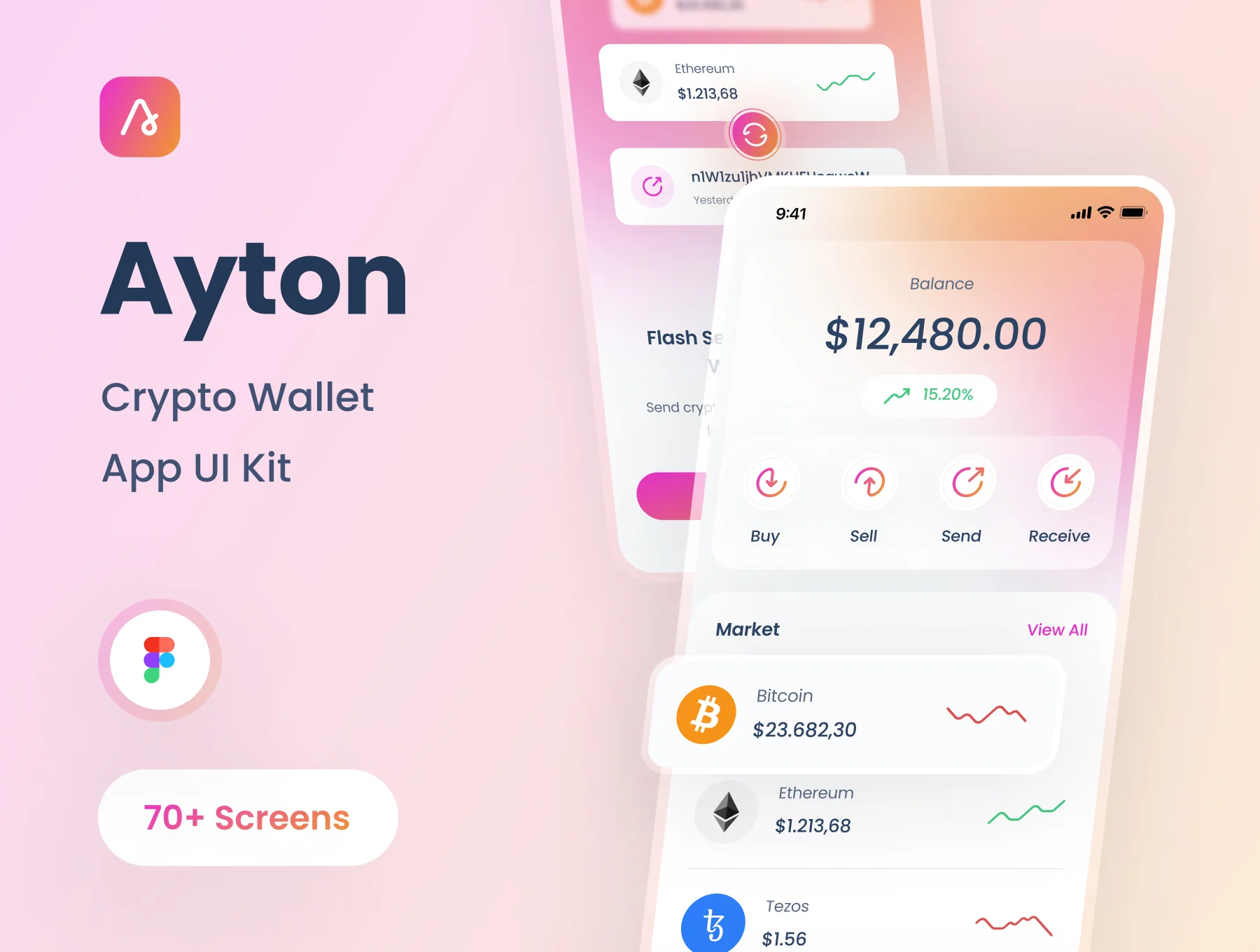 Ayton - Crypto Wallet App UI Kit