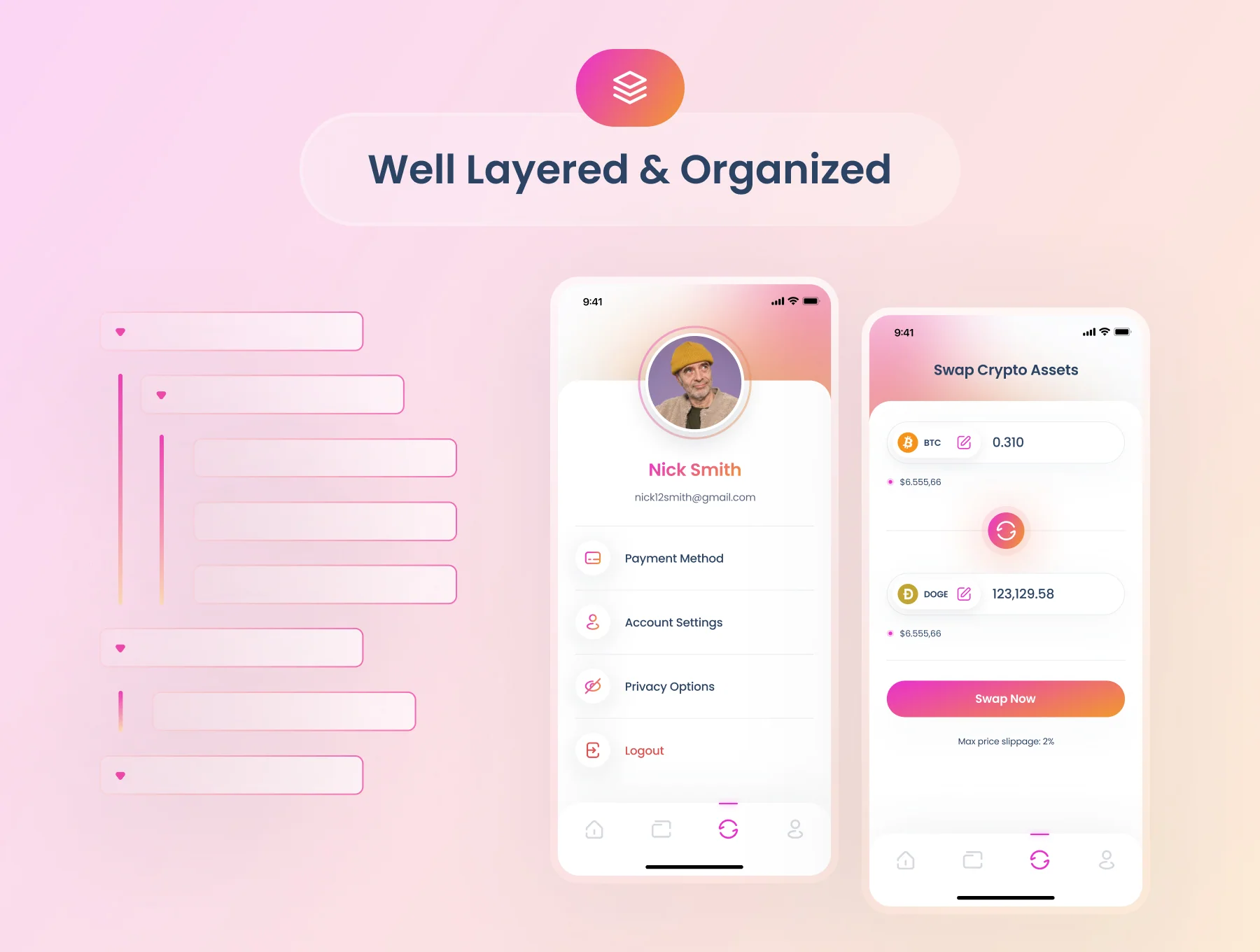 Ayton - Crypto Wallet App UI Kit 3