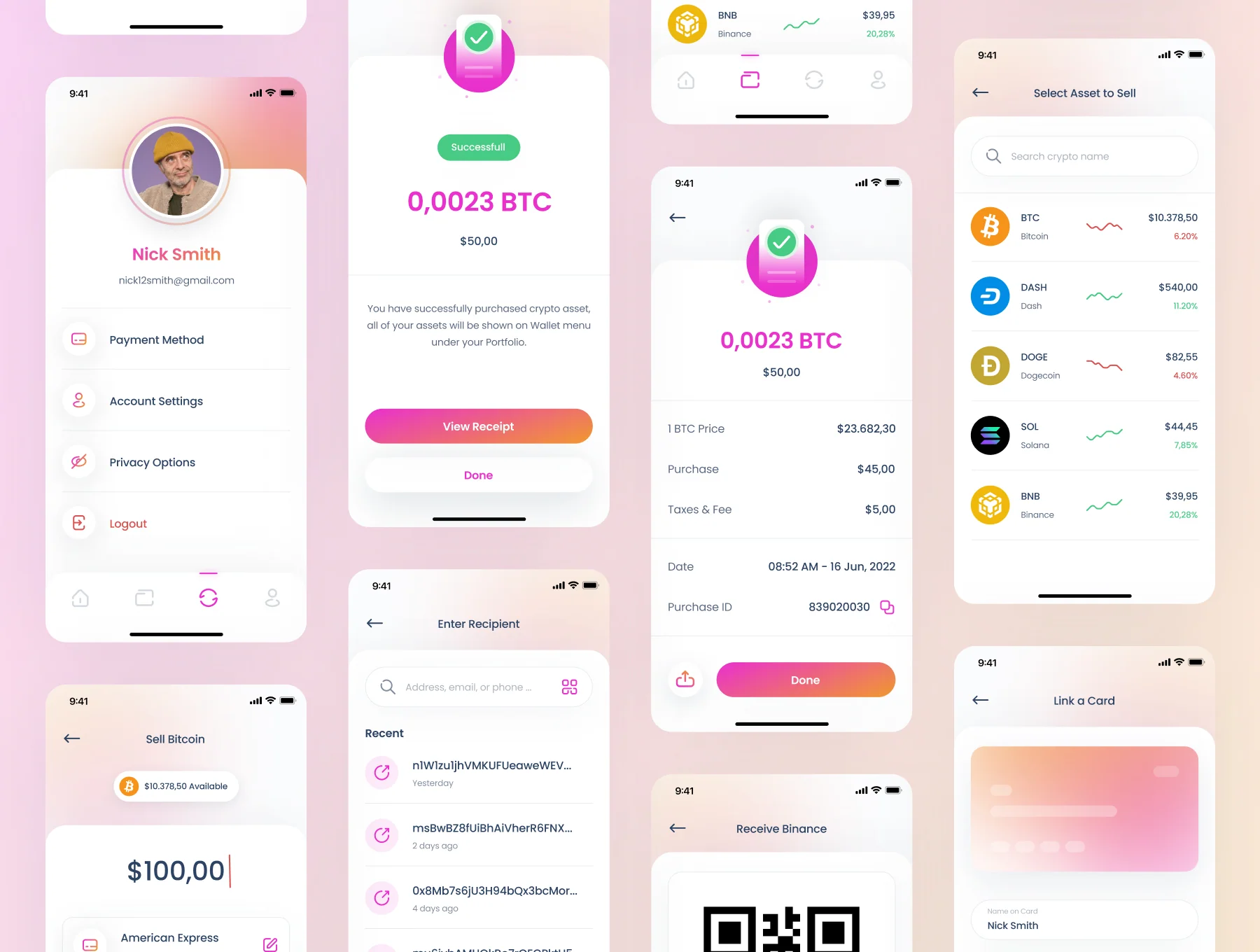 Ayton - Crypto Wallet App UI Kit 7