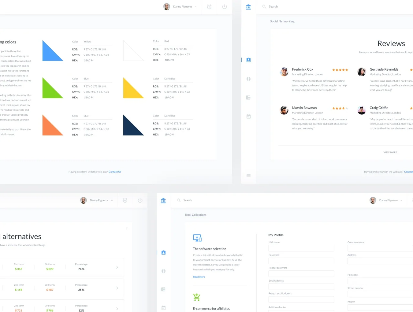 B2C Dashboards UI Kit 3