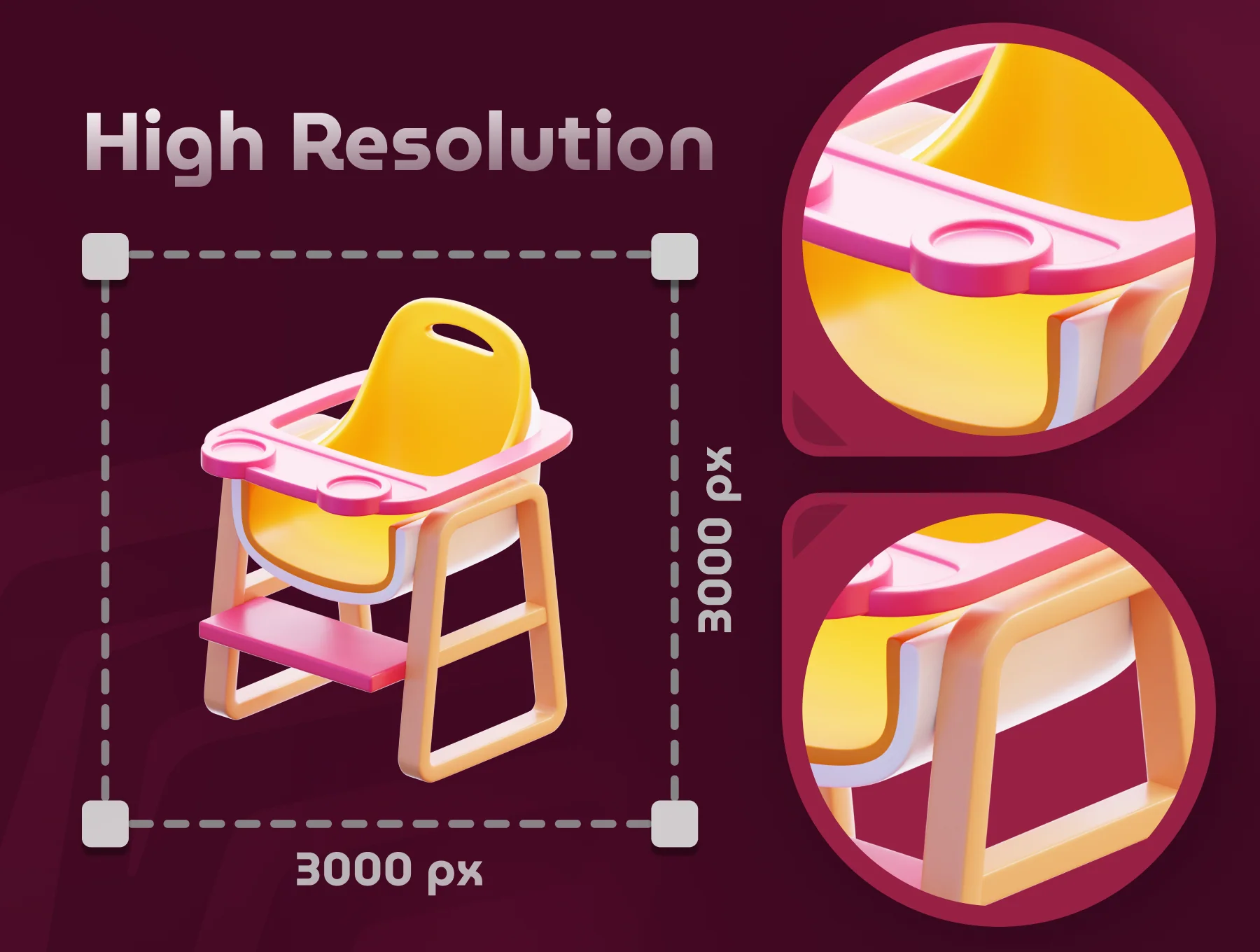 Baby Stuff 3D Icon Set 4