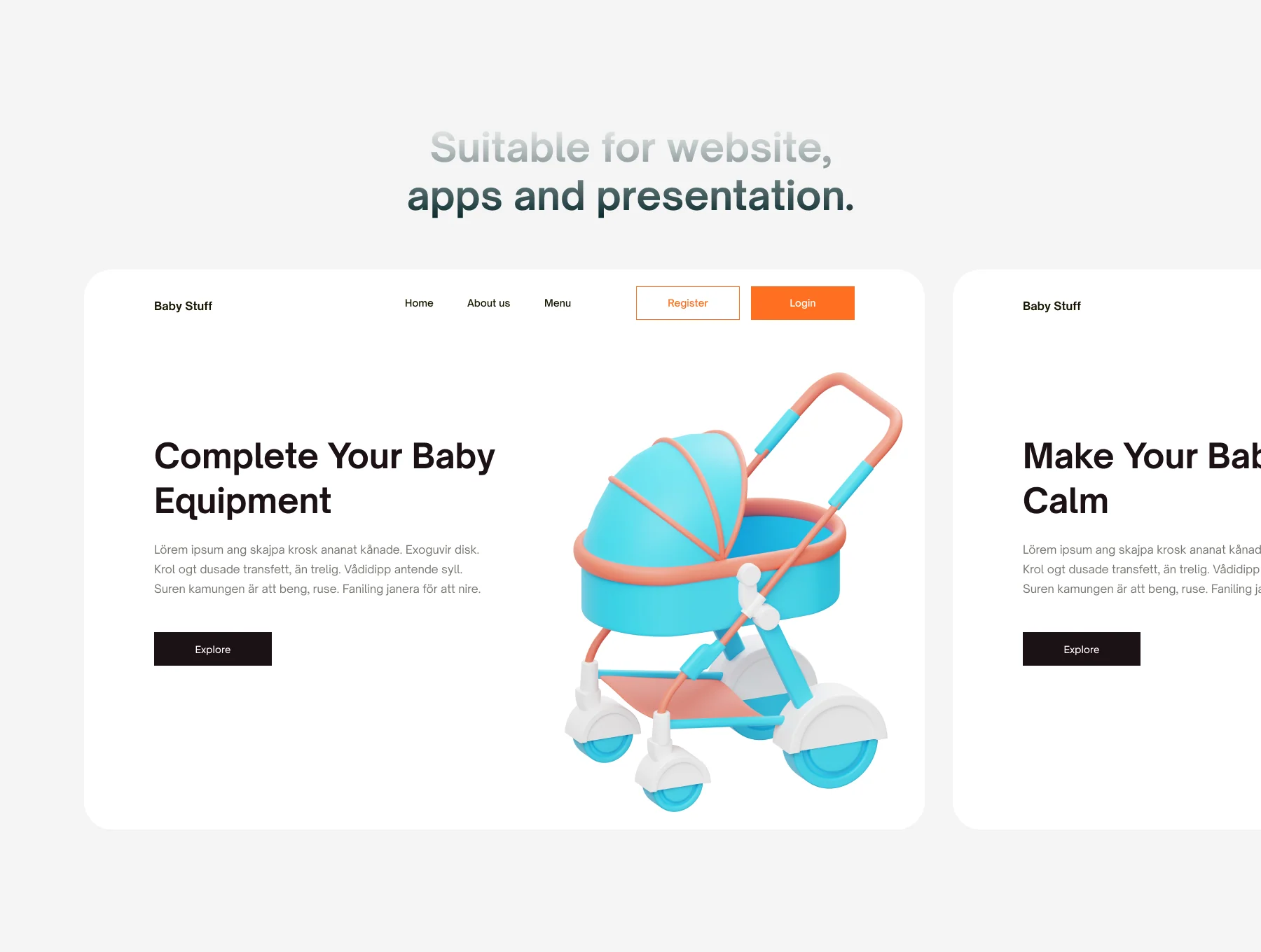 Baby Stuff 3D Icon 6
