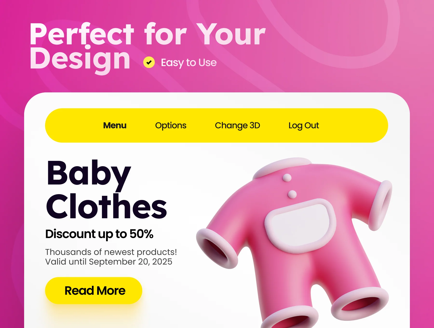 Baby Stuff 3D Icons 4