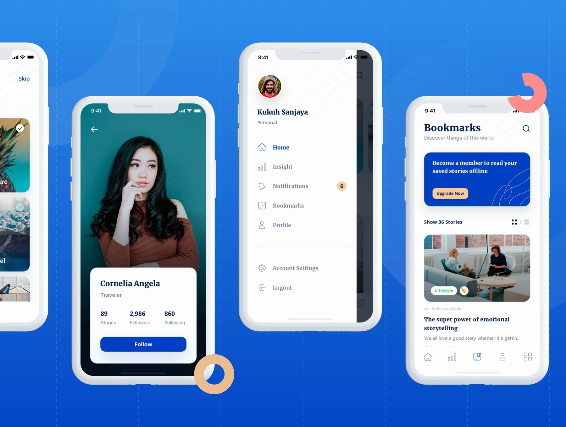 Bacao News and Reader App UI Kit 6