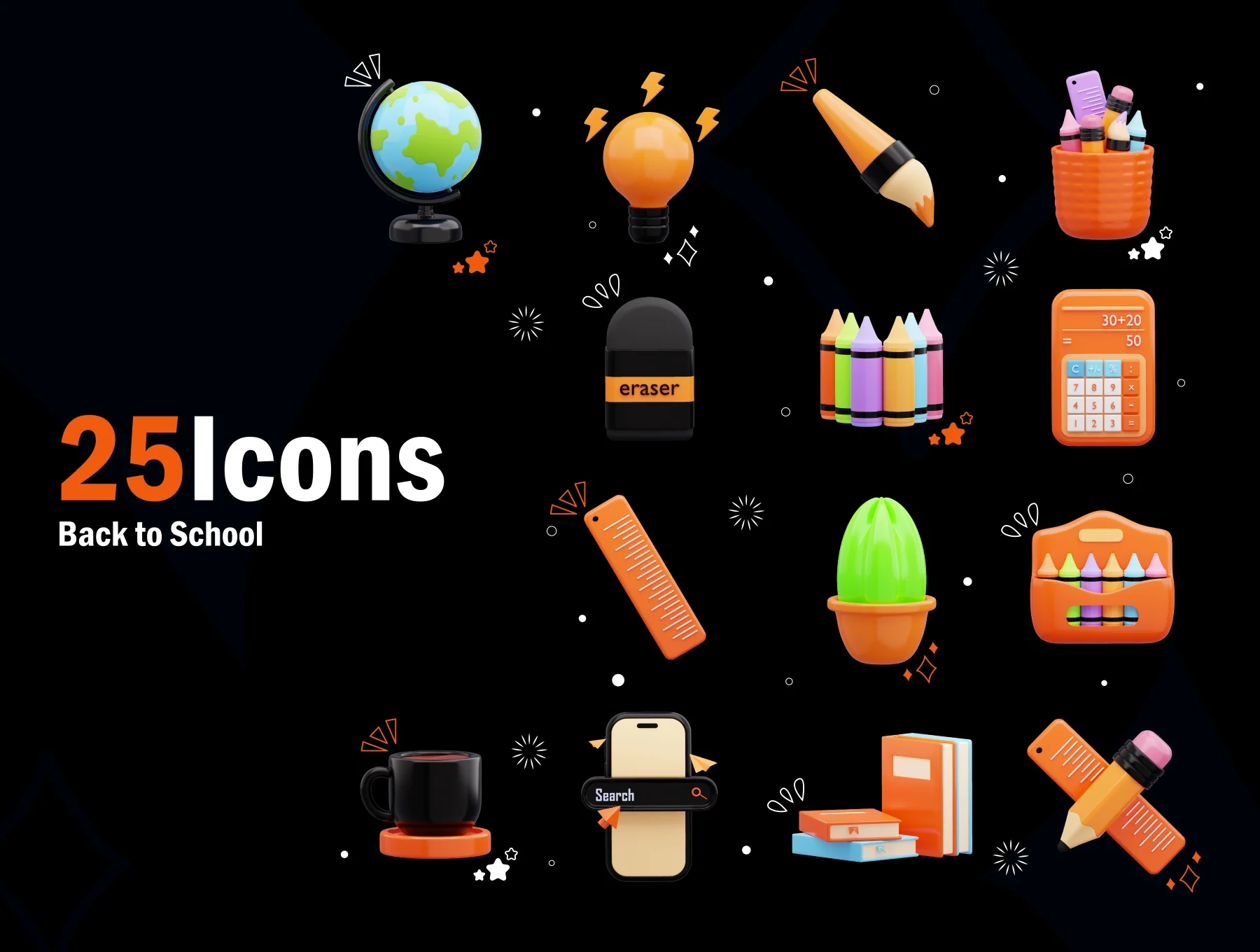 Back to School 3D Assets 5