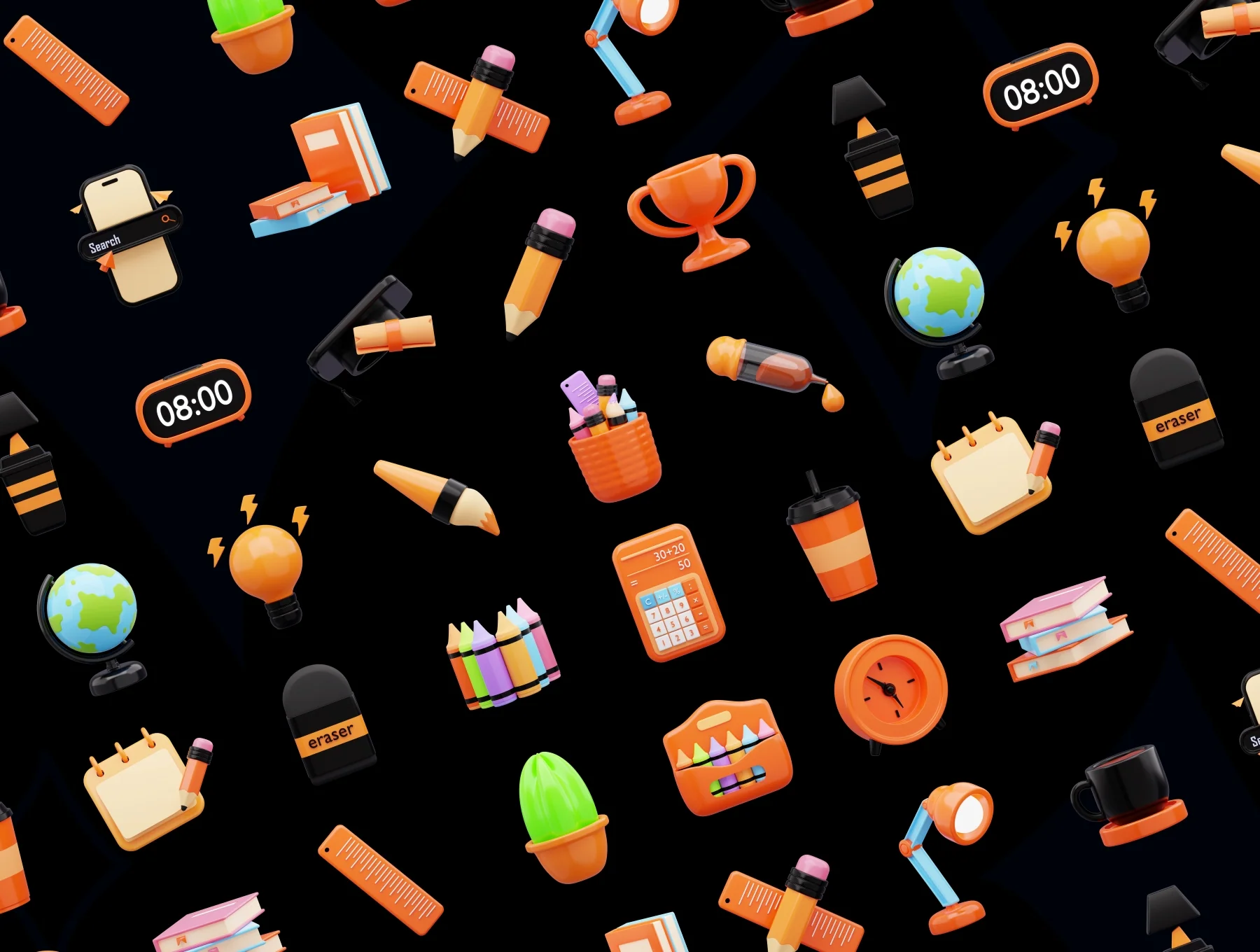 Back to School 3D Assets 6