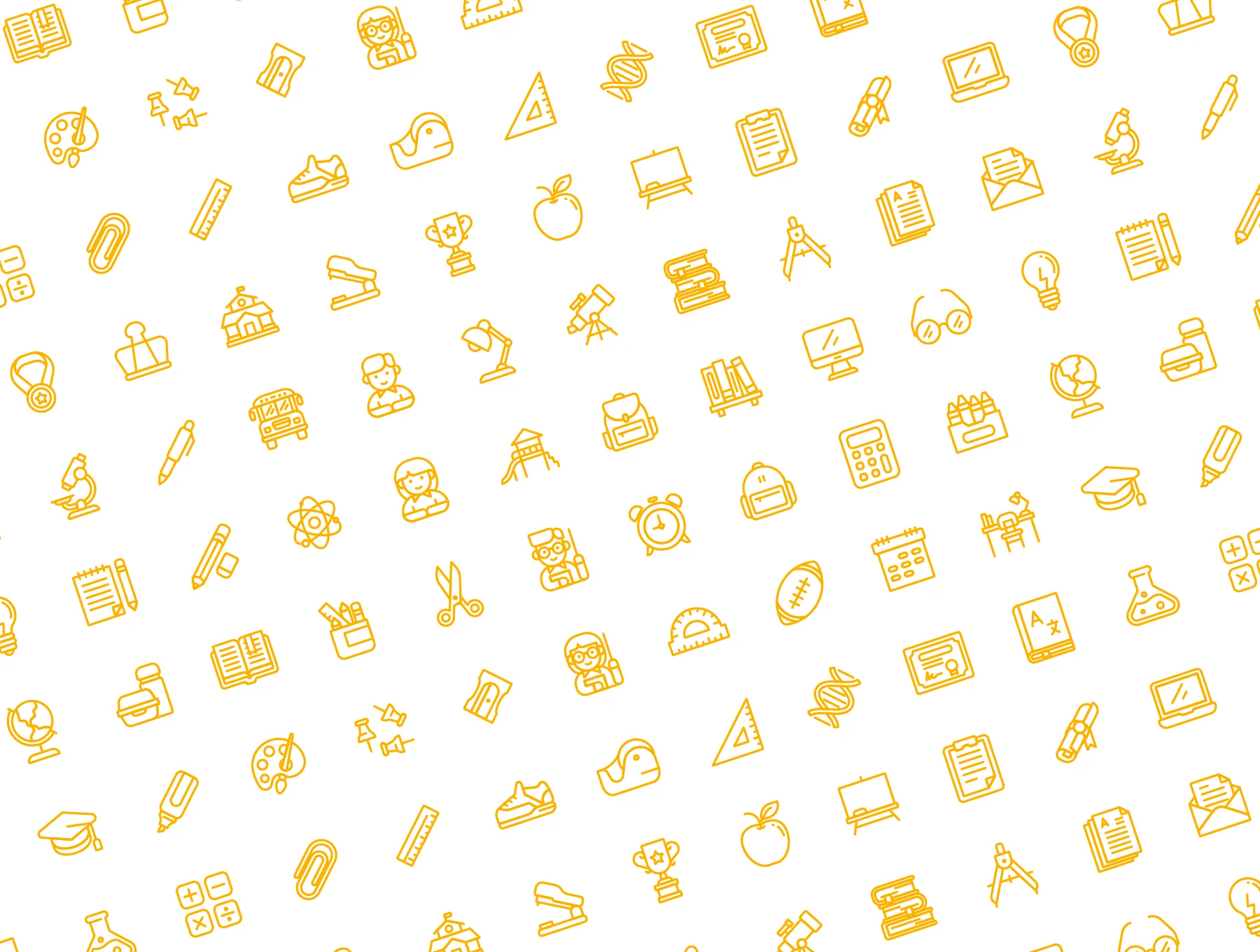 300 Back to School Icons Set 6