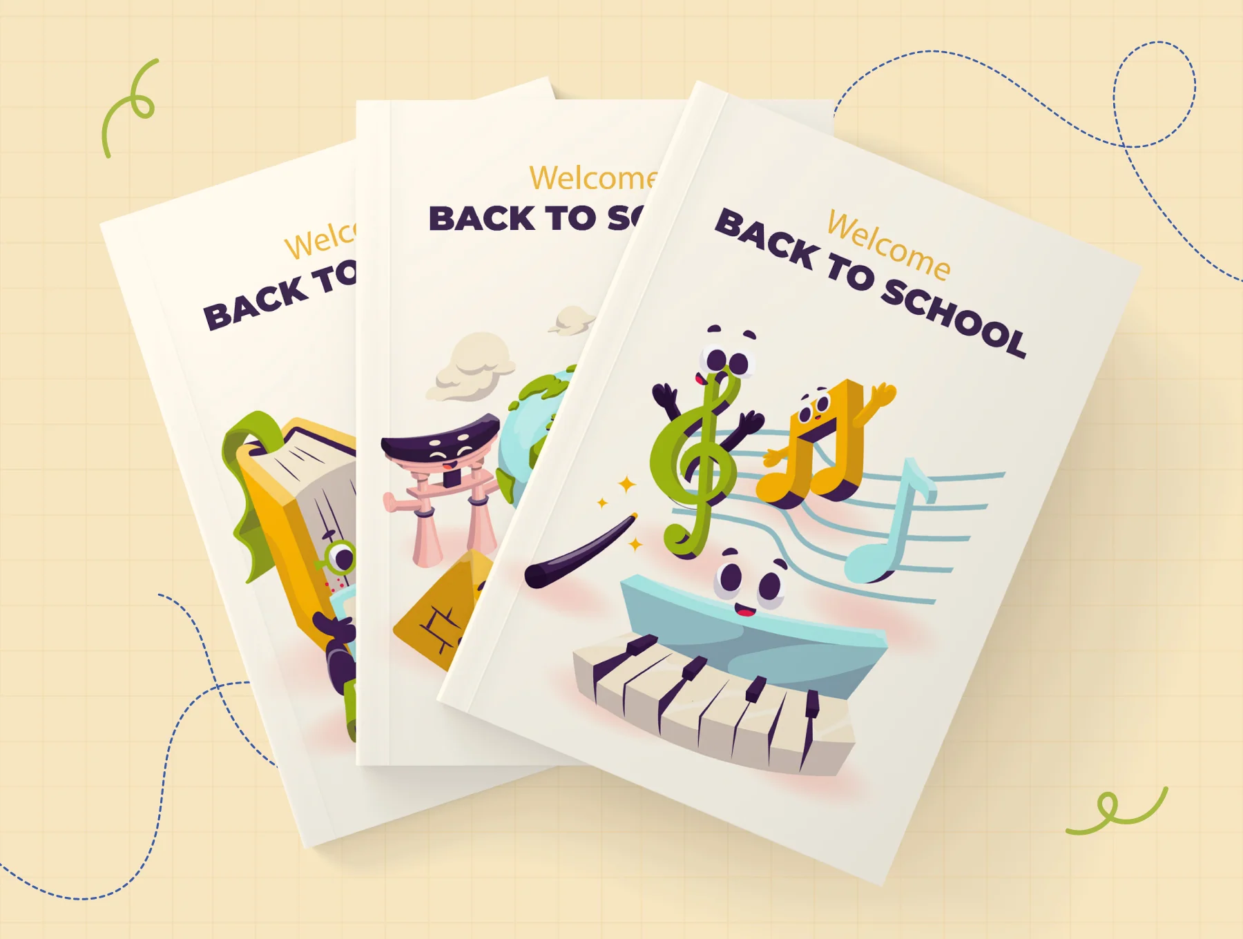 Back to School Illustration Pack 4