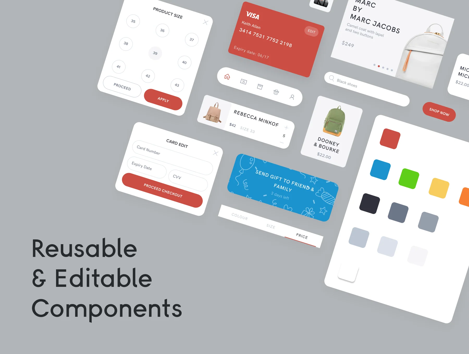Baeg Ecommerce app ui kit for IOS 3