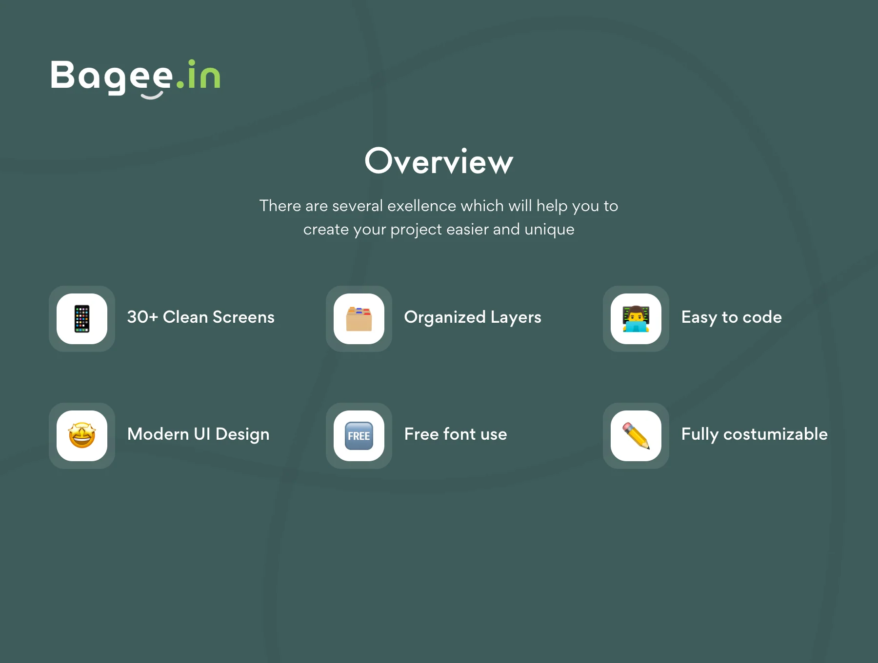 Bageein - Charity UI KIT 2