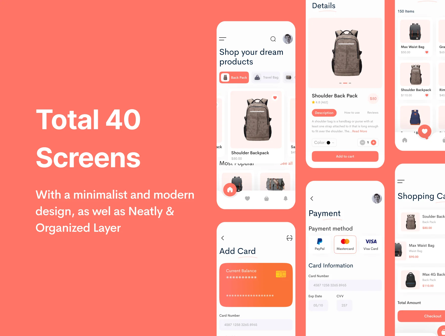 Baggio - Bag Store App UI Kit