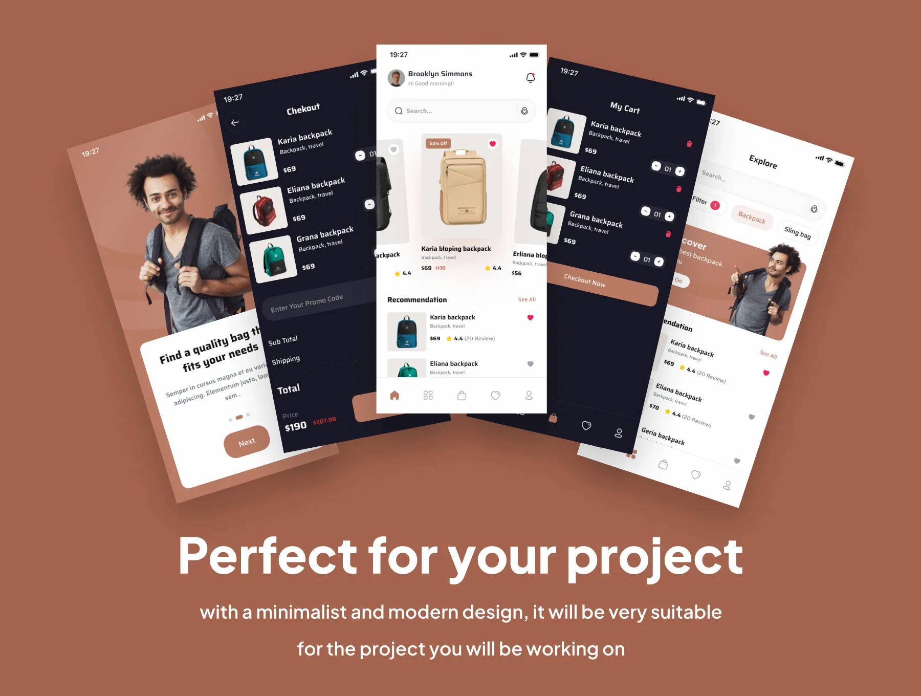 Bagishop - Bag Shop E Commerce App UI Kits 4