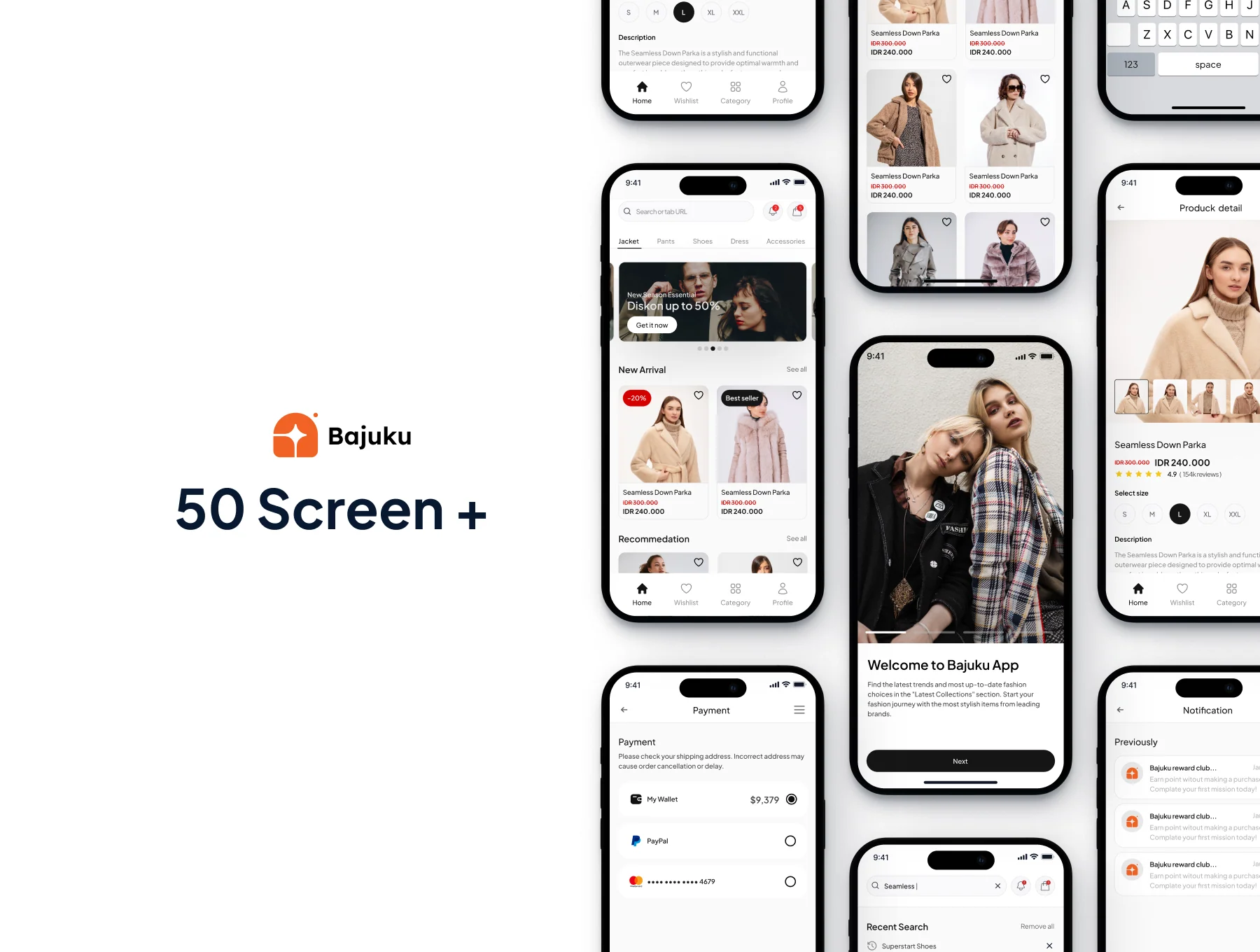 Bajuku - Fashion Store UI Kit 6