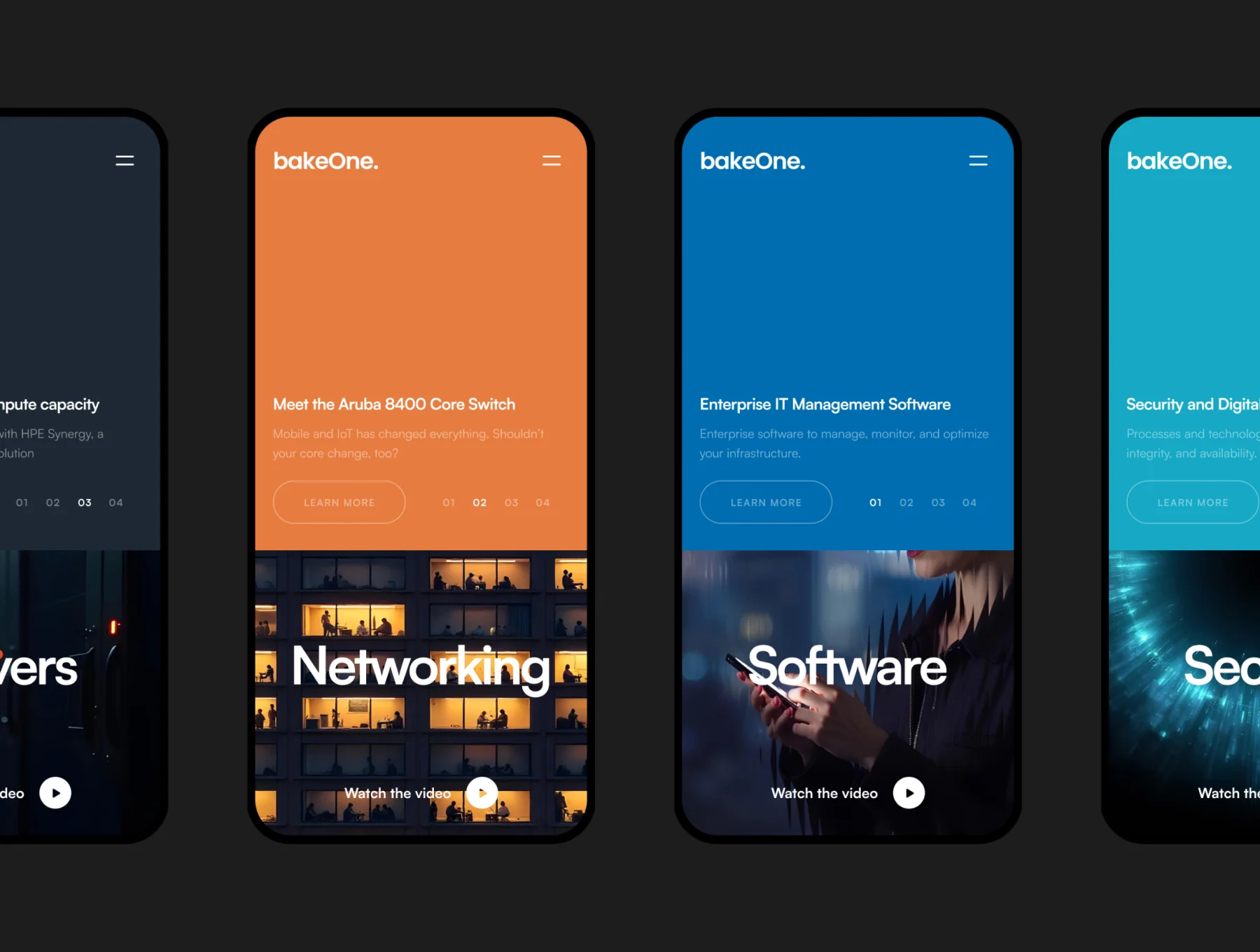 BakeOne — Modern Business & Tech Template 2