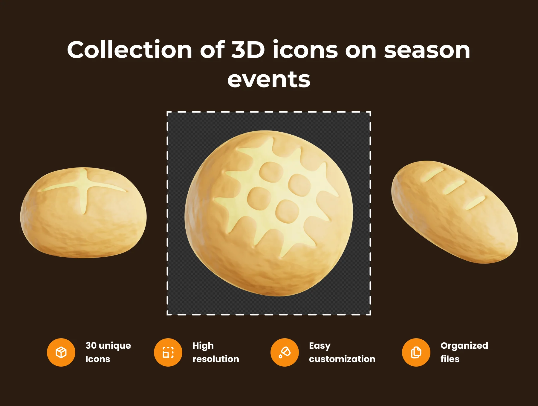 Bakeware & Breads 3D Illustration Pack 2