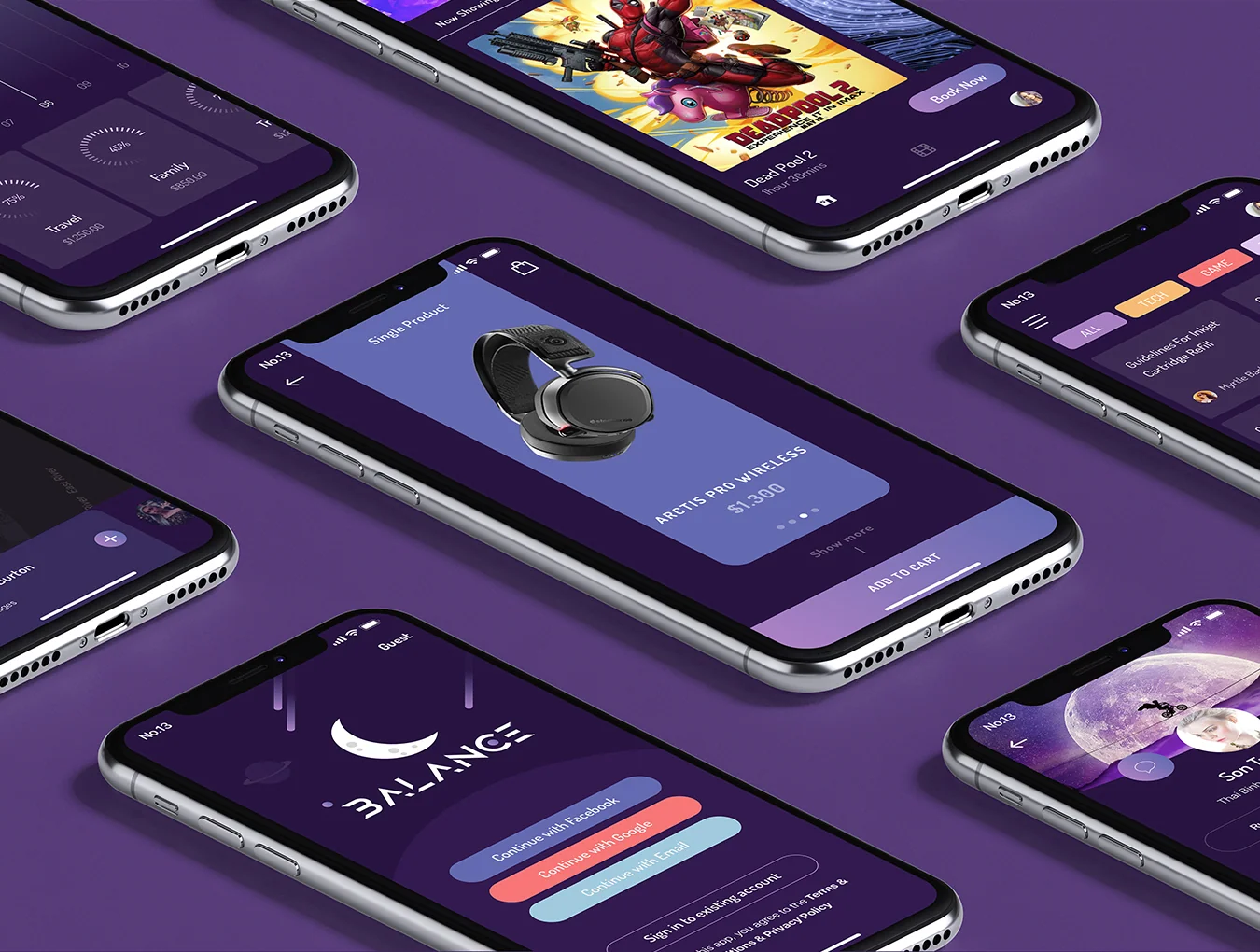 Balance Mobile UI Kit 6