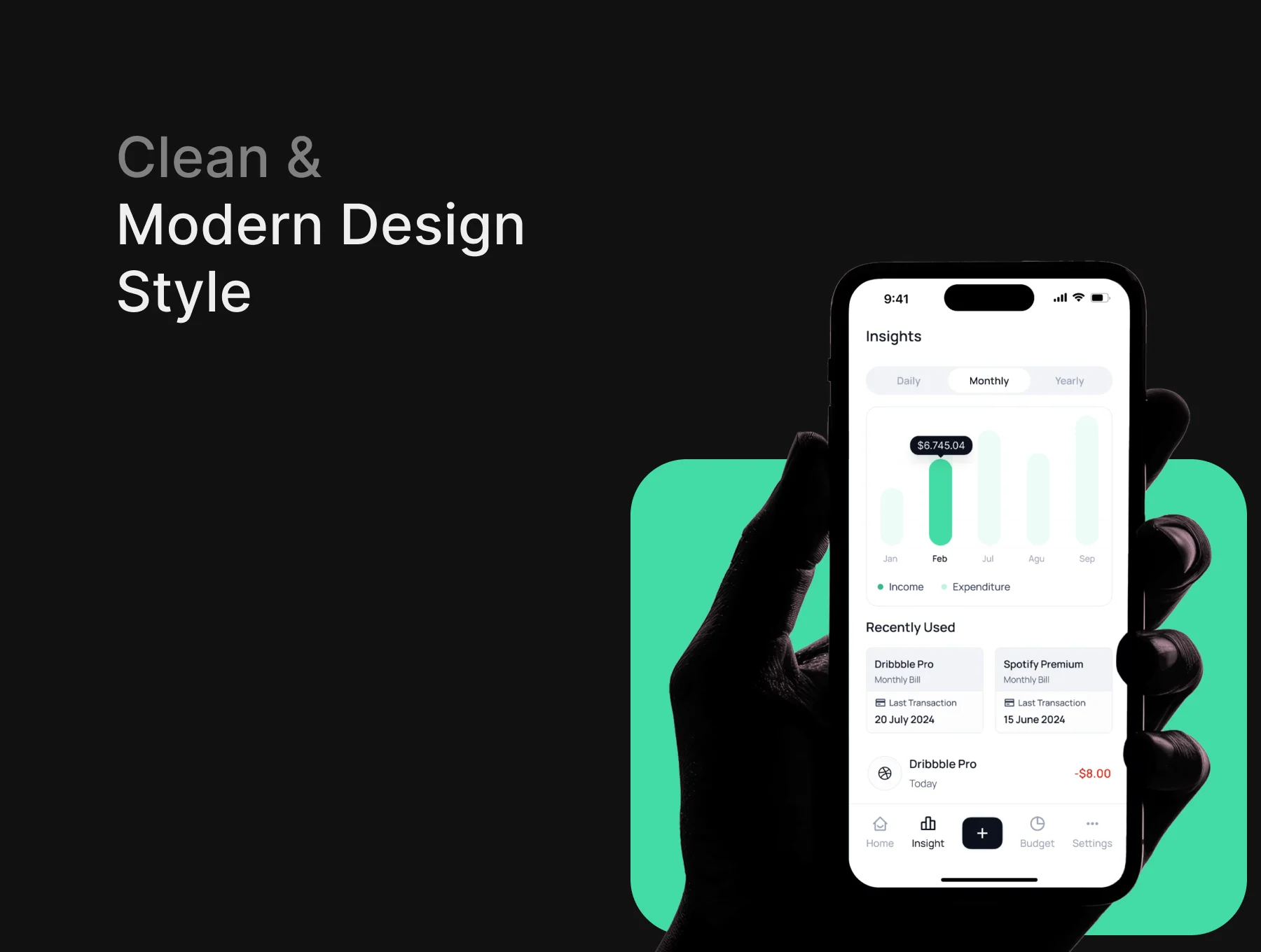 BalancePro - Personal Spending Tracker App UI kit 4