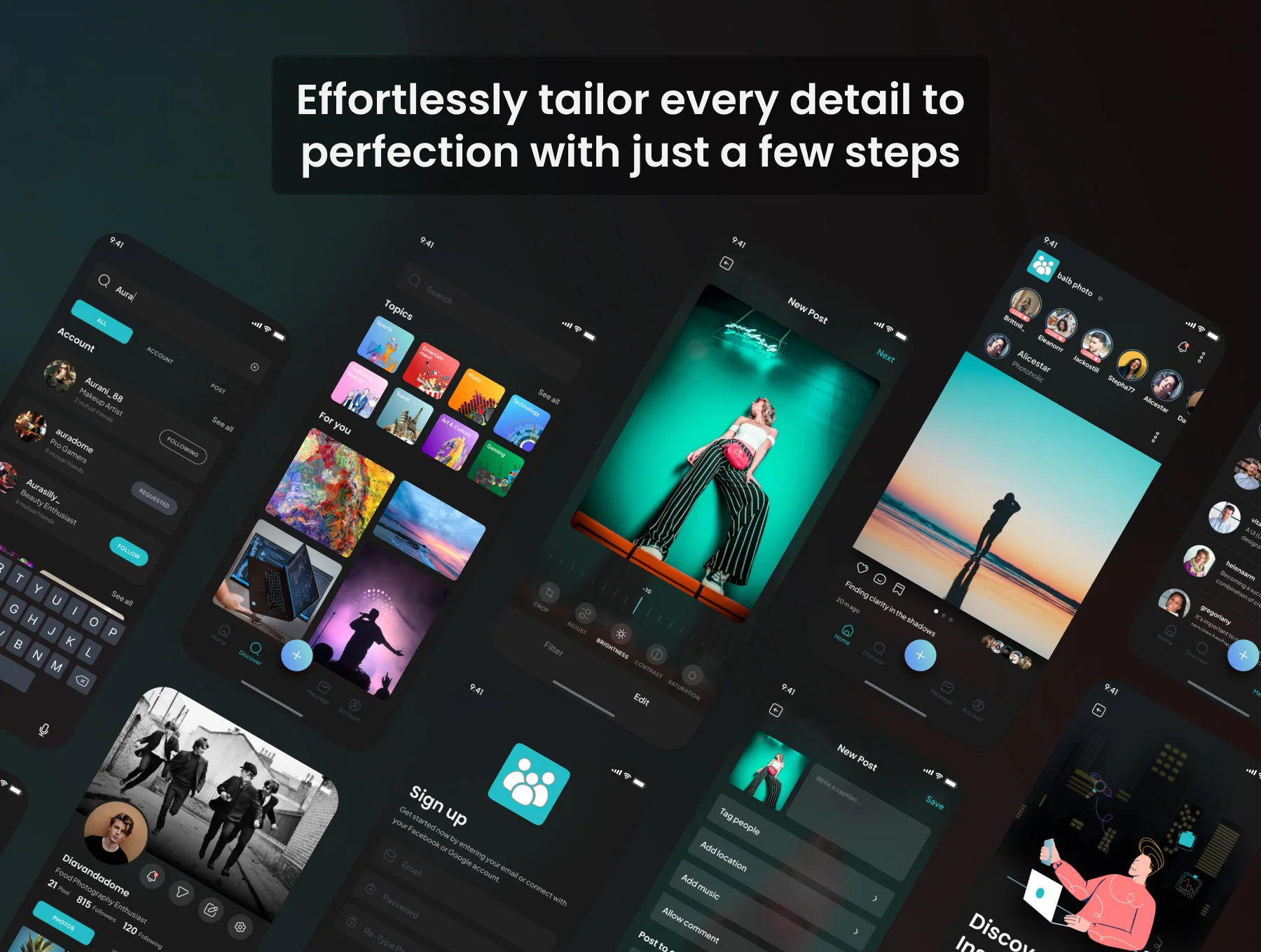 Balb - Social Media App UI Kit 4