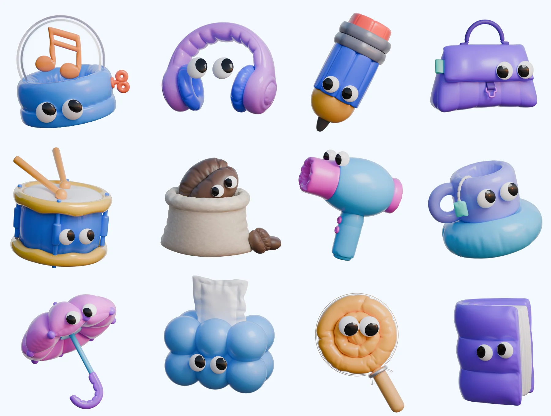 Balloon 3D Icon Pack 7