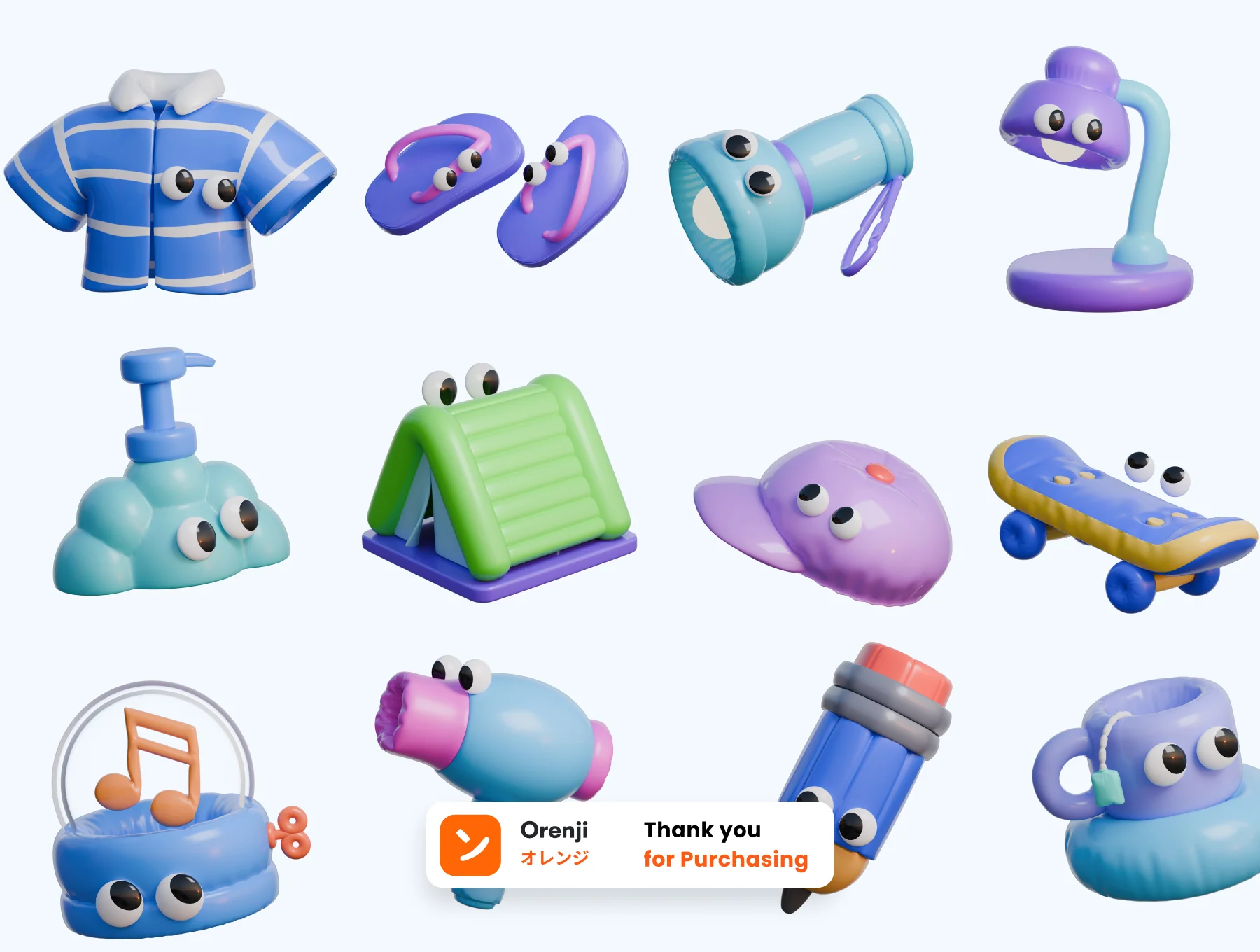 Balloon 3D Icon Pack 8