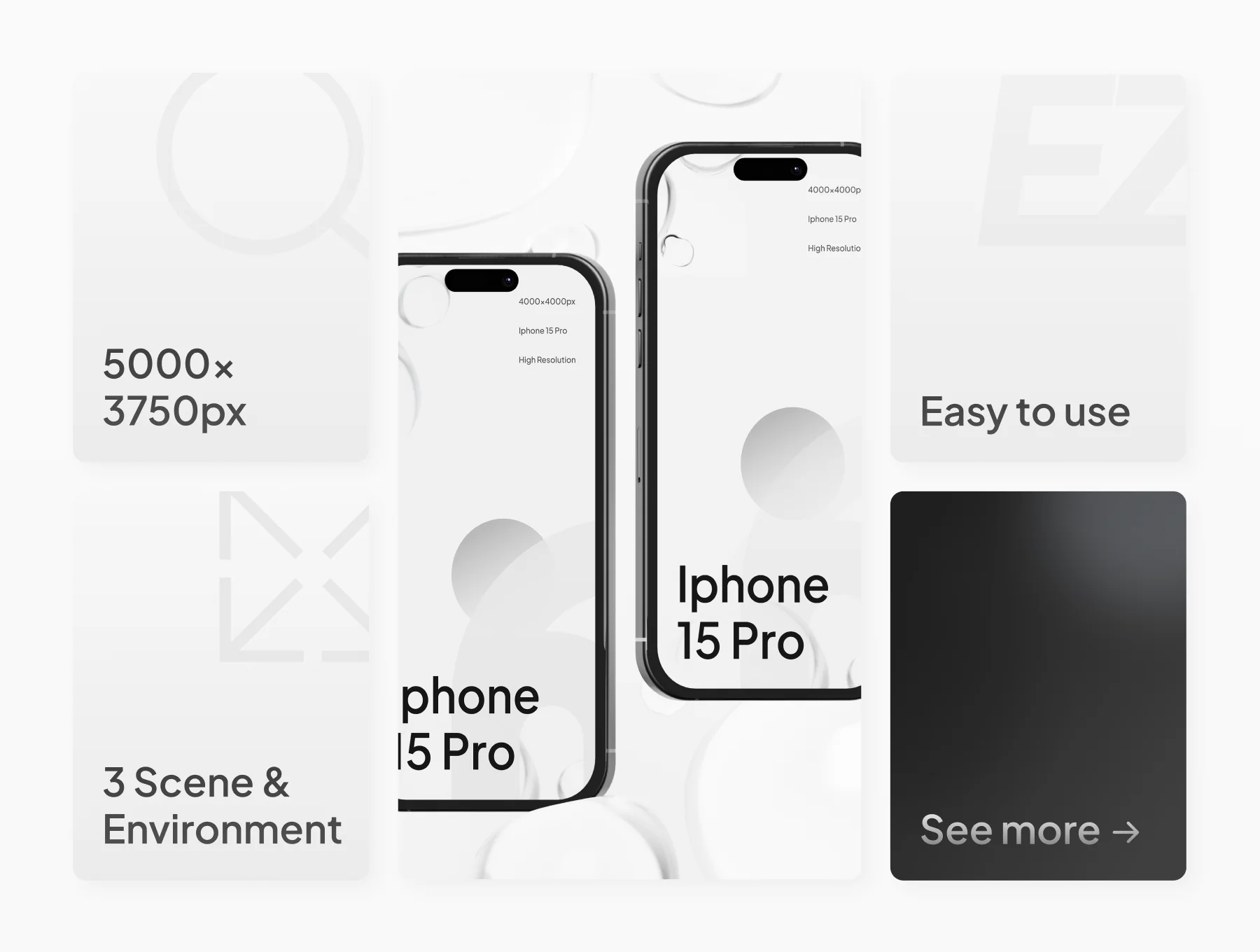 Balo - iPhone 15 Pro Glassy Mockup 5